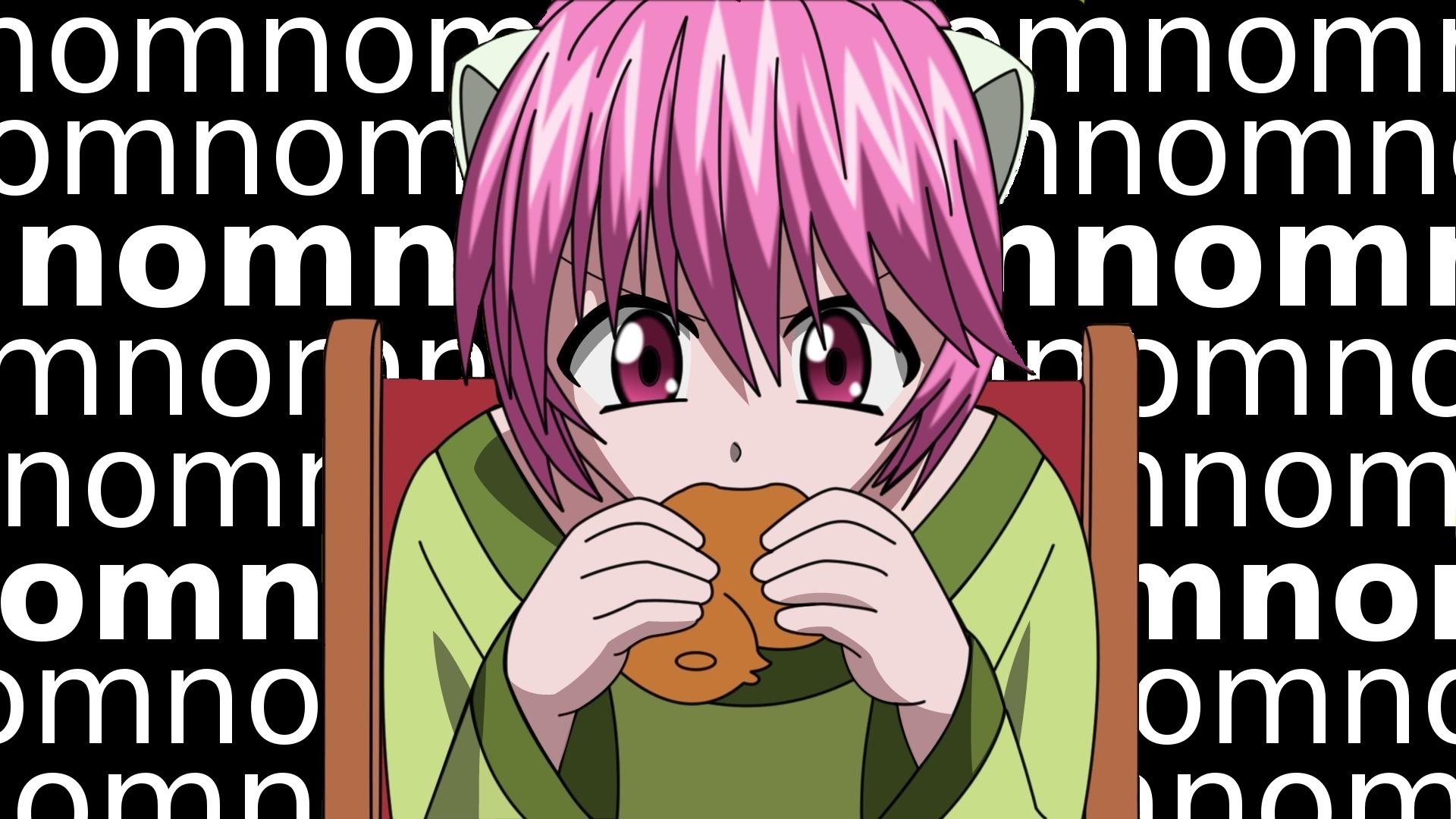 Nyu from Elfen Lied with cybernetic mask HD Wallpaper