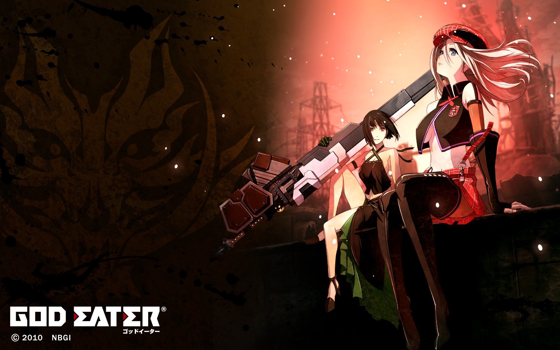 Alisa Ilinichina Amiella and Sakuya Tachibana from God Eater HD Wallpaper