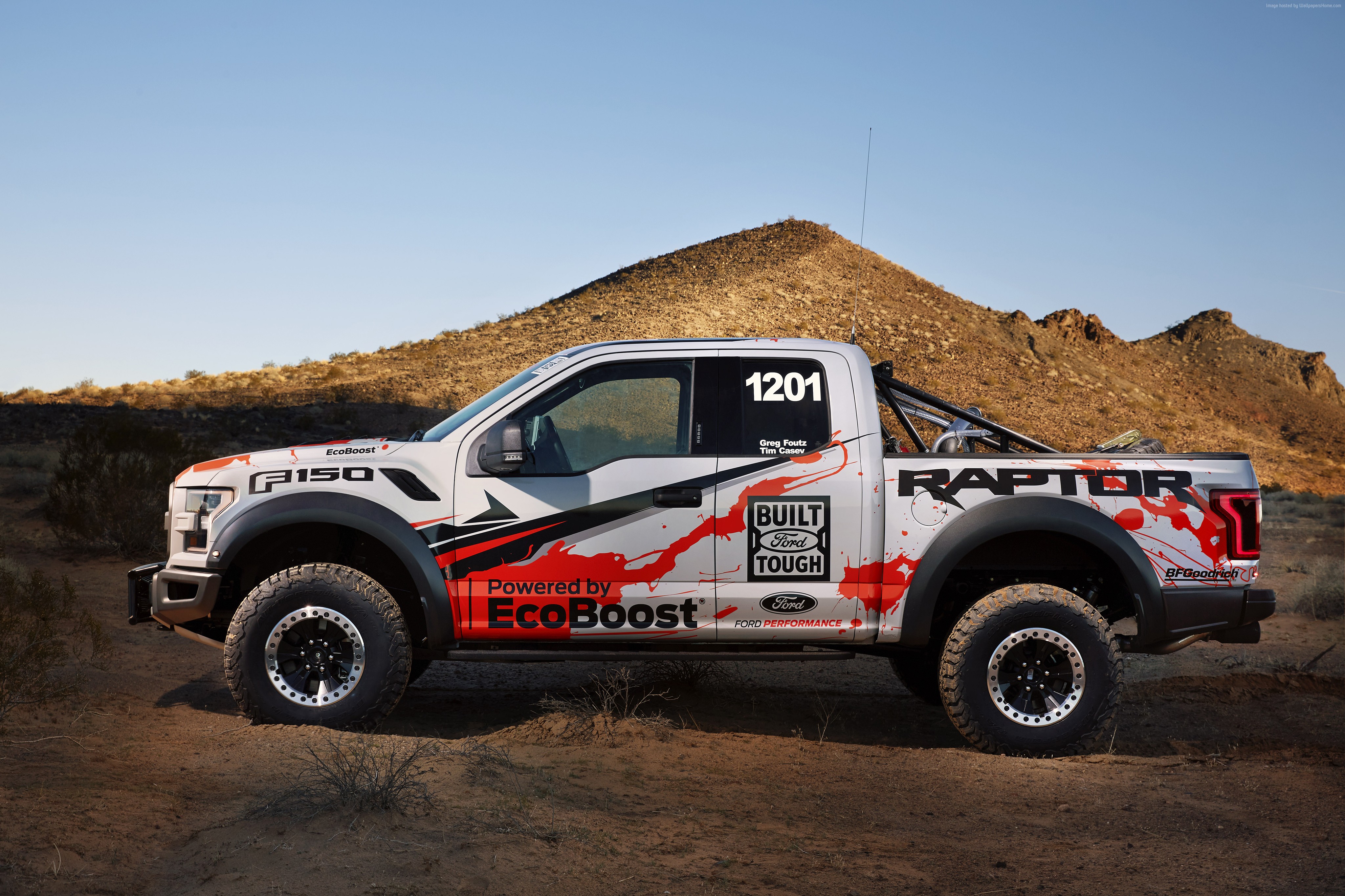 Ford F-150 Raptor Race Truck HD Wallpaper