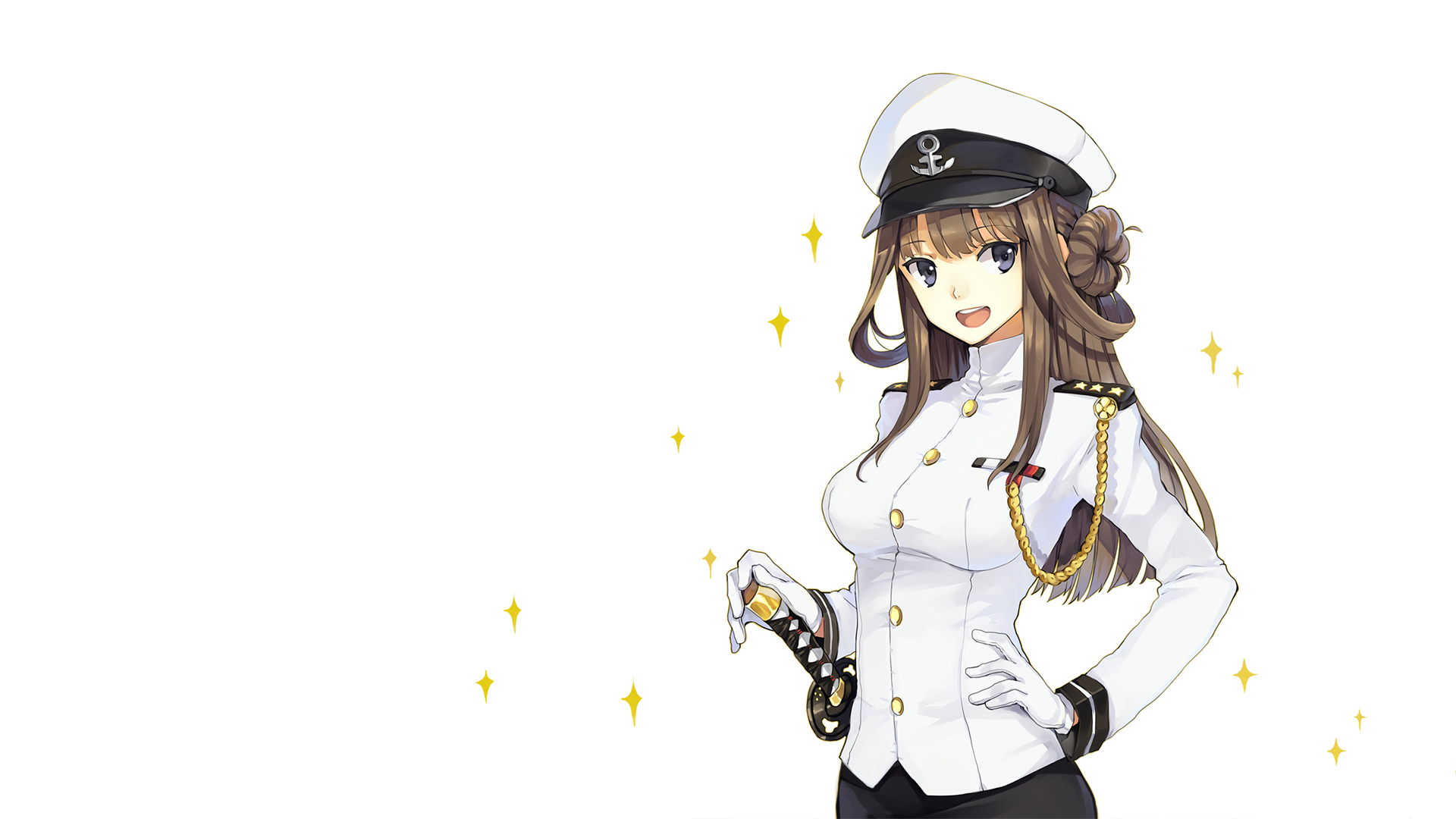 Kongou from Kantai Collection HD Wallpaper