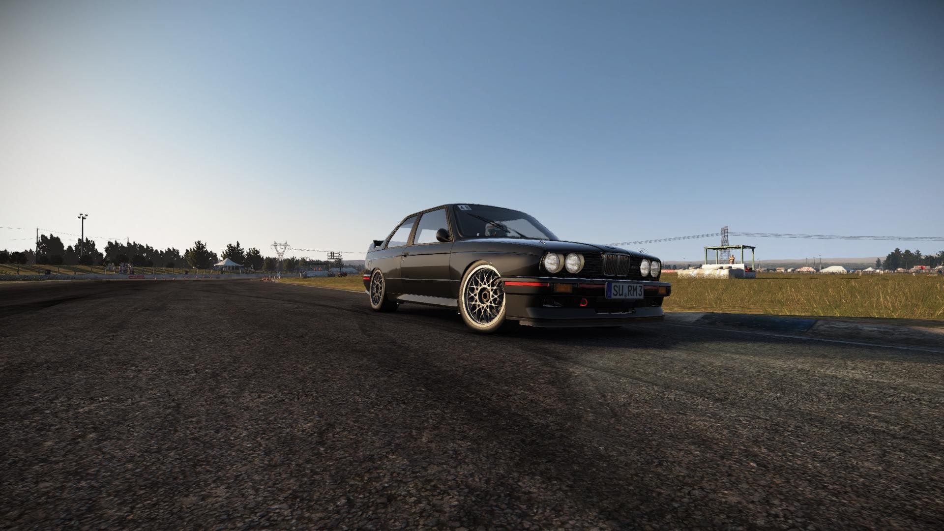 BMW M3 E30 on Raupuna Park track HD Wallpaper