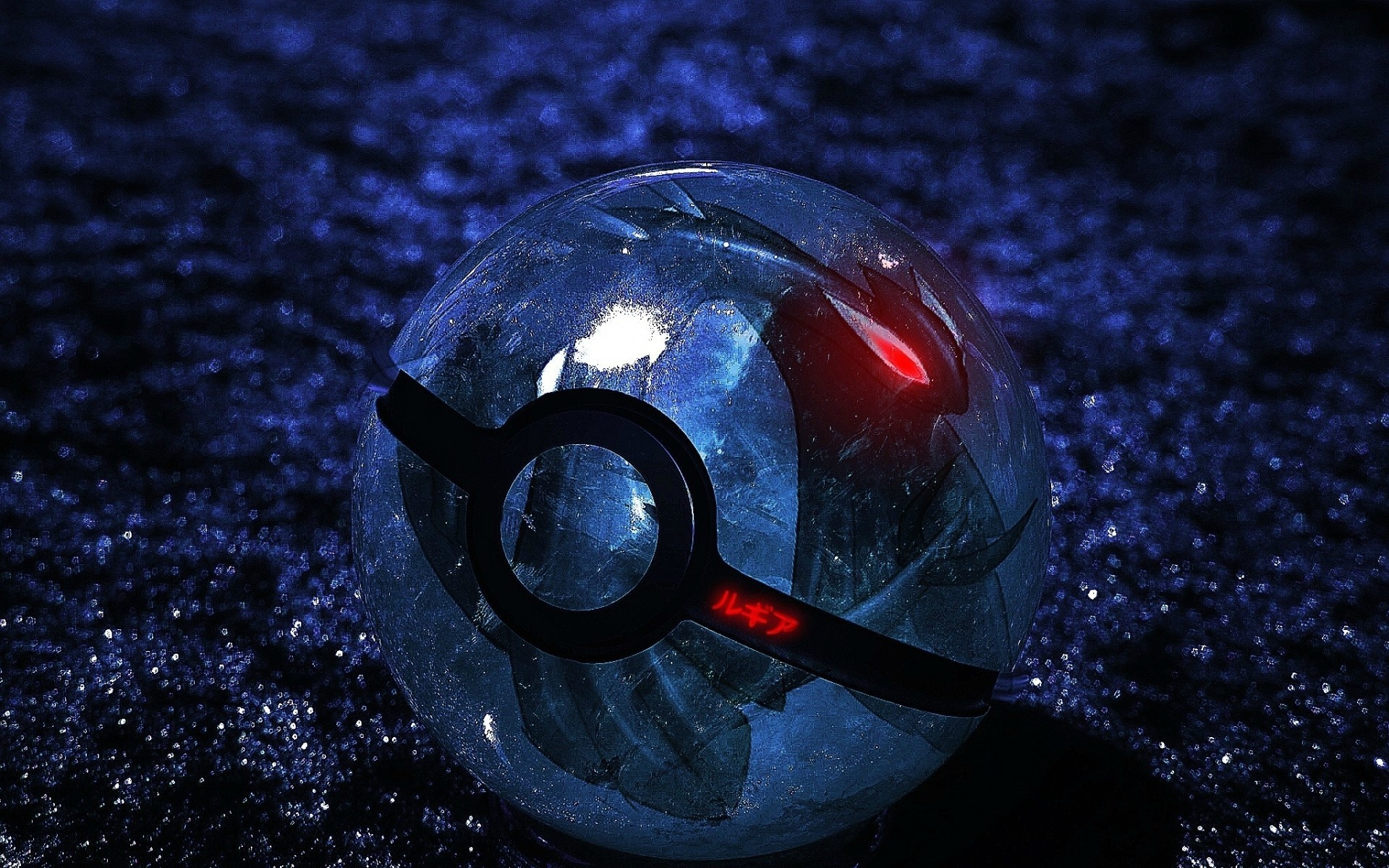Lugia from Pokemon in a Pokeball HD Wallpaper
