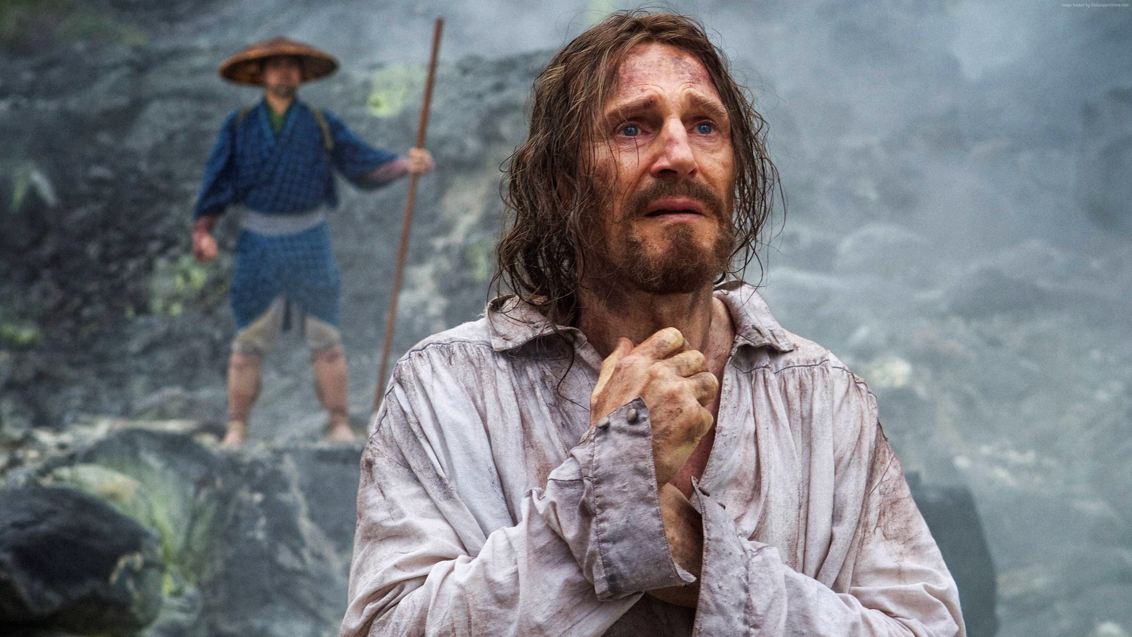 Liam Neeson in Silence HD Wallpaper