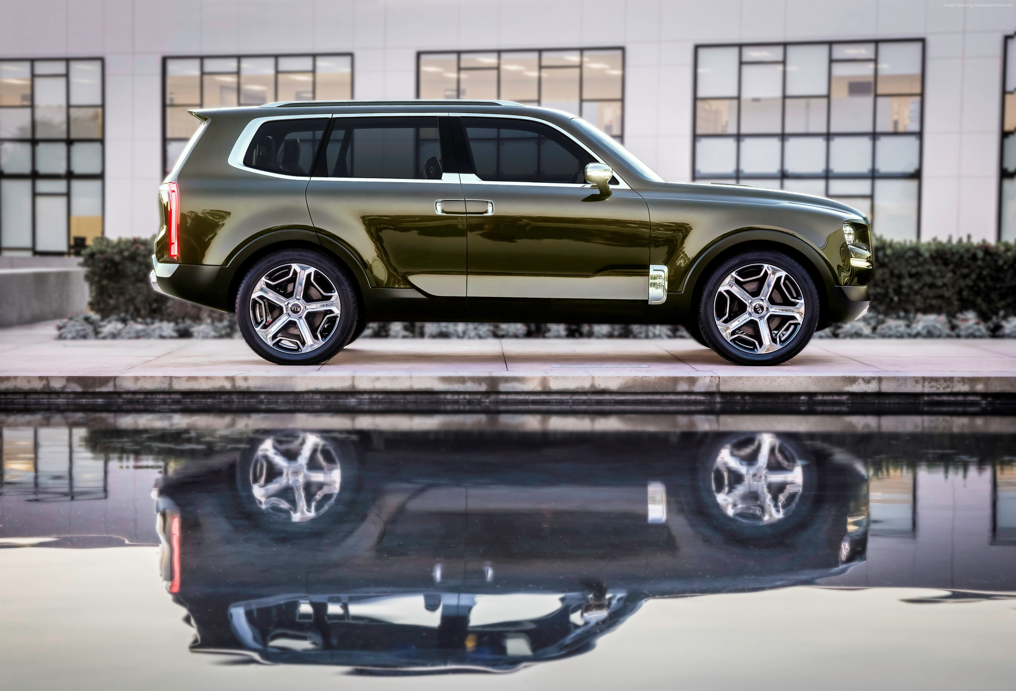 Kia Telluride concept SUV at NAIAS 2016 HD Wallpaper