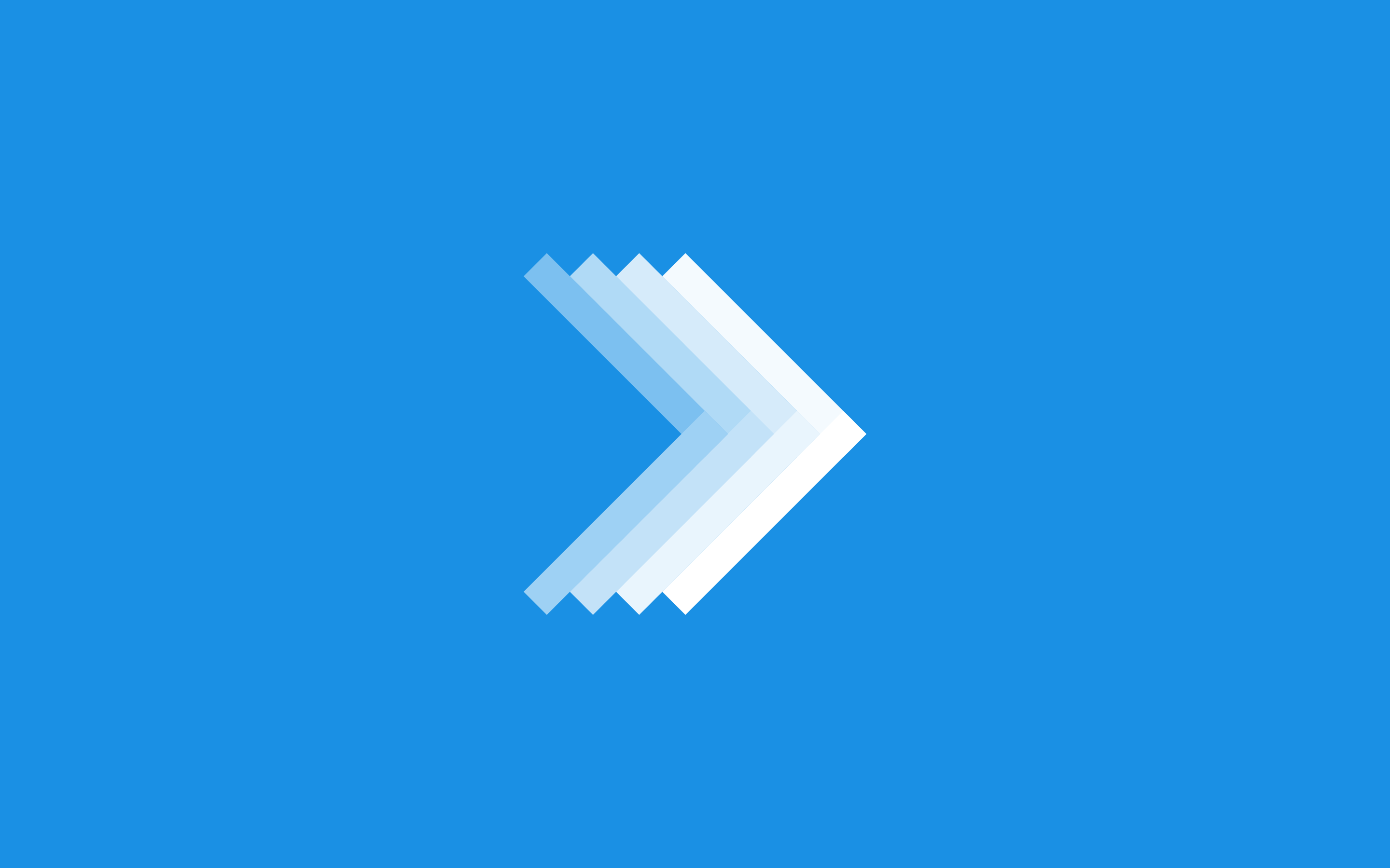 Abstract white arrows on blue background HD Wallpaper