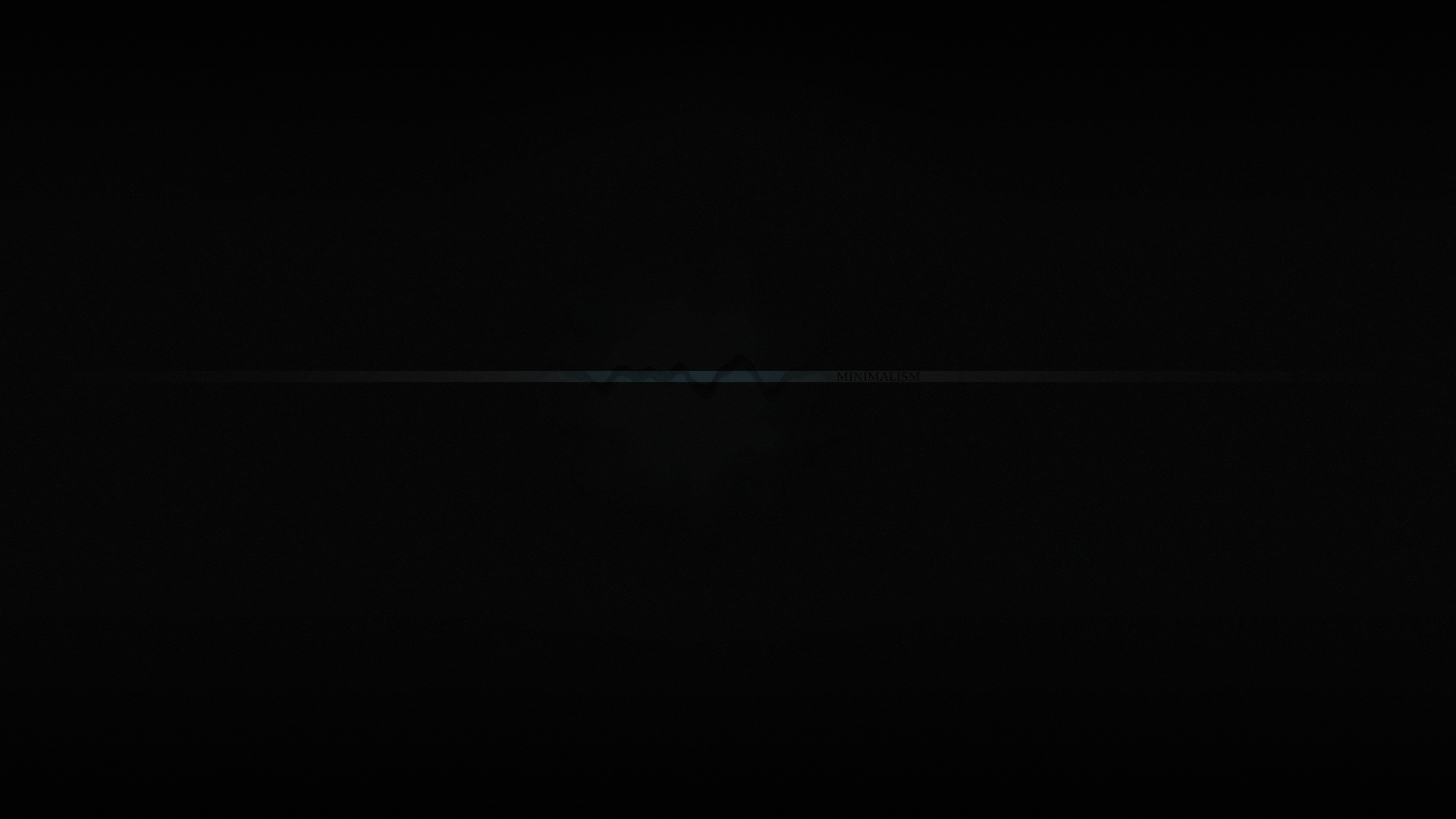 Minimalist black background with lens flare HD Wallpaper