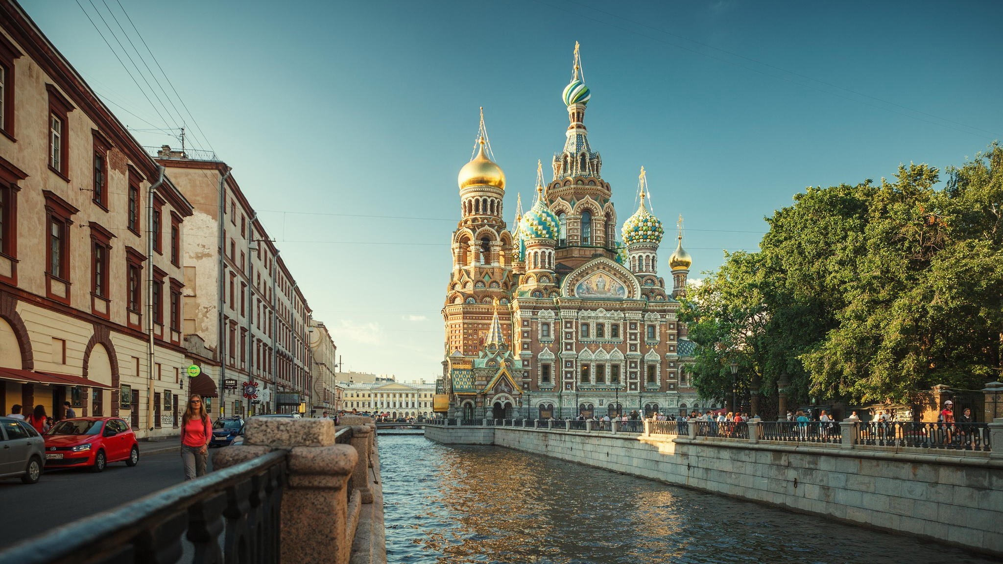 Church of the Savior on Spilled Blood, St. Petersburg Canal HD Wallpaper