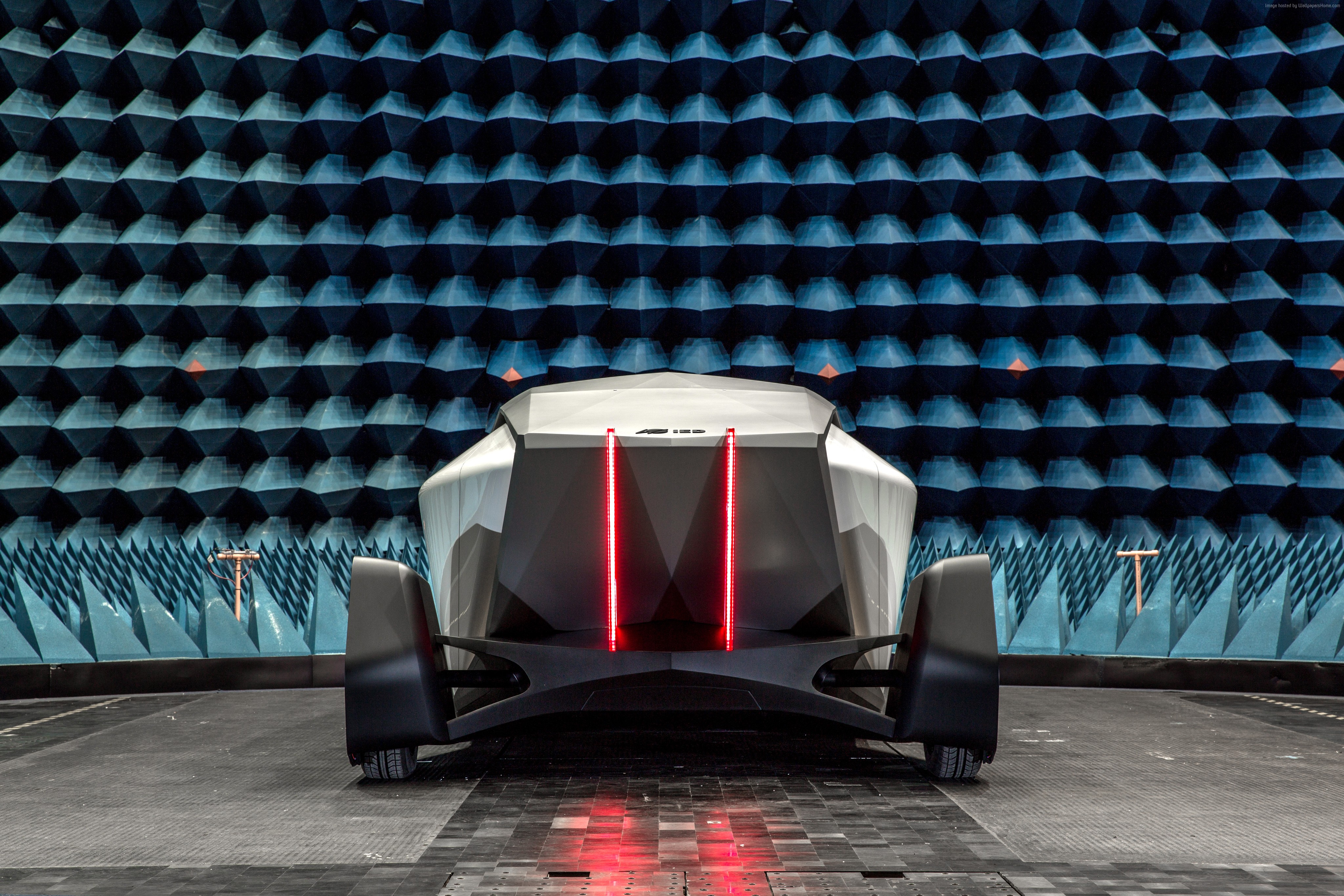 IED SHIWA futuristic electric sport car HD Wallpaper