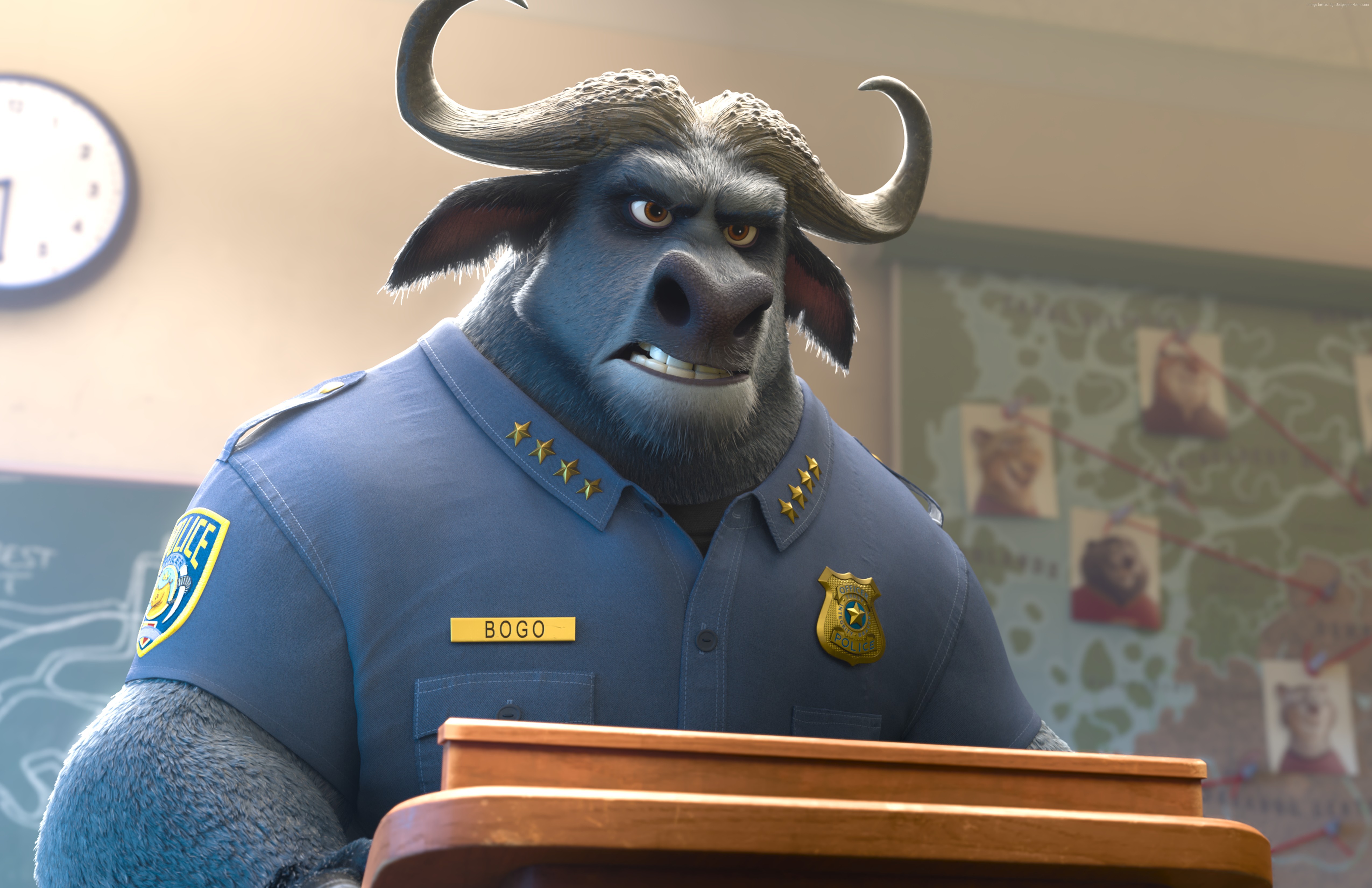 Chief Bogo from Zootopia HD Wallpaper