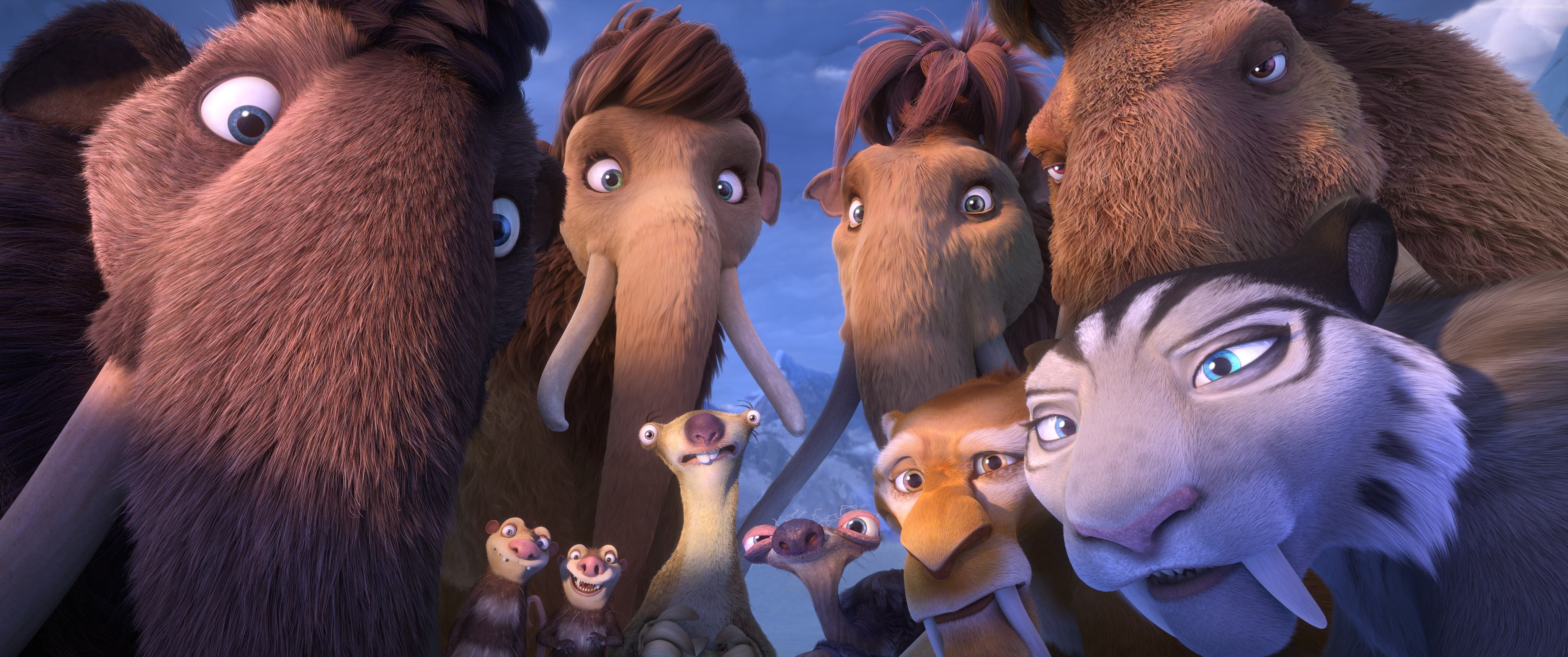 Ice Age 5: Collision Course characters HD Wallpaper