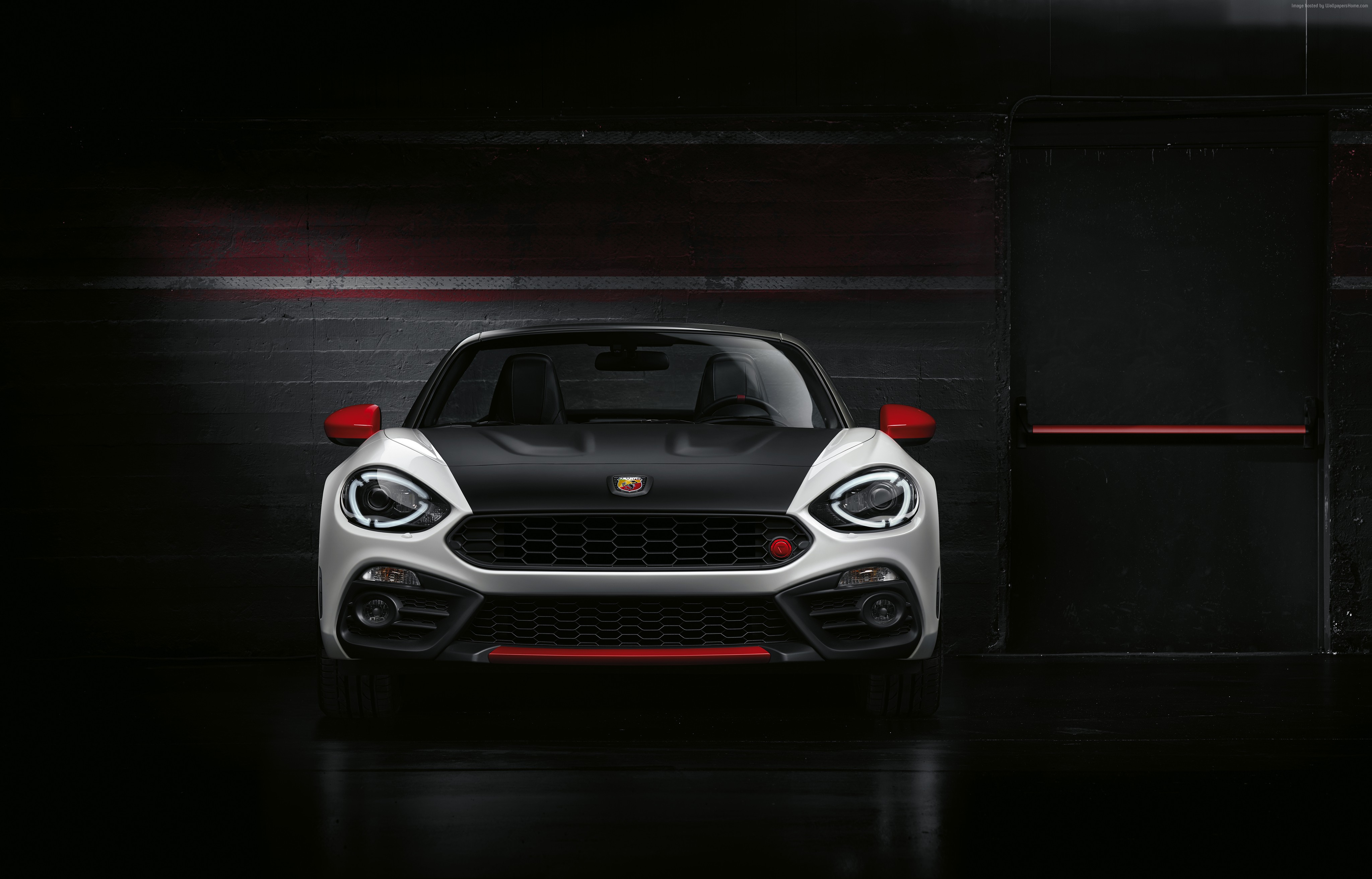 Fiat 124 Spider Abarth roadster at Geneva Auto Show 2016 HD Wallpaper
