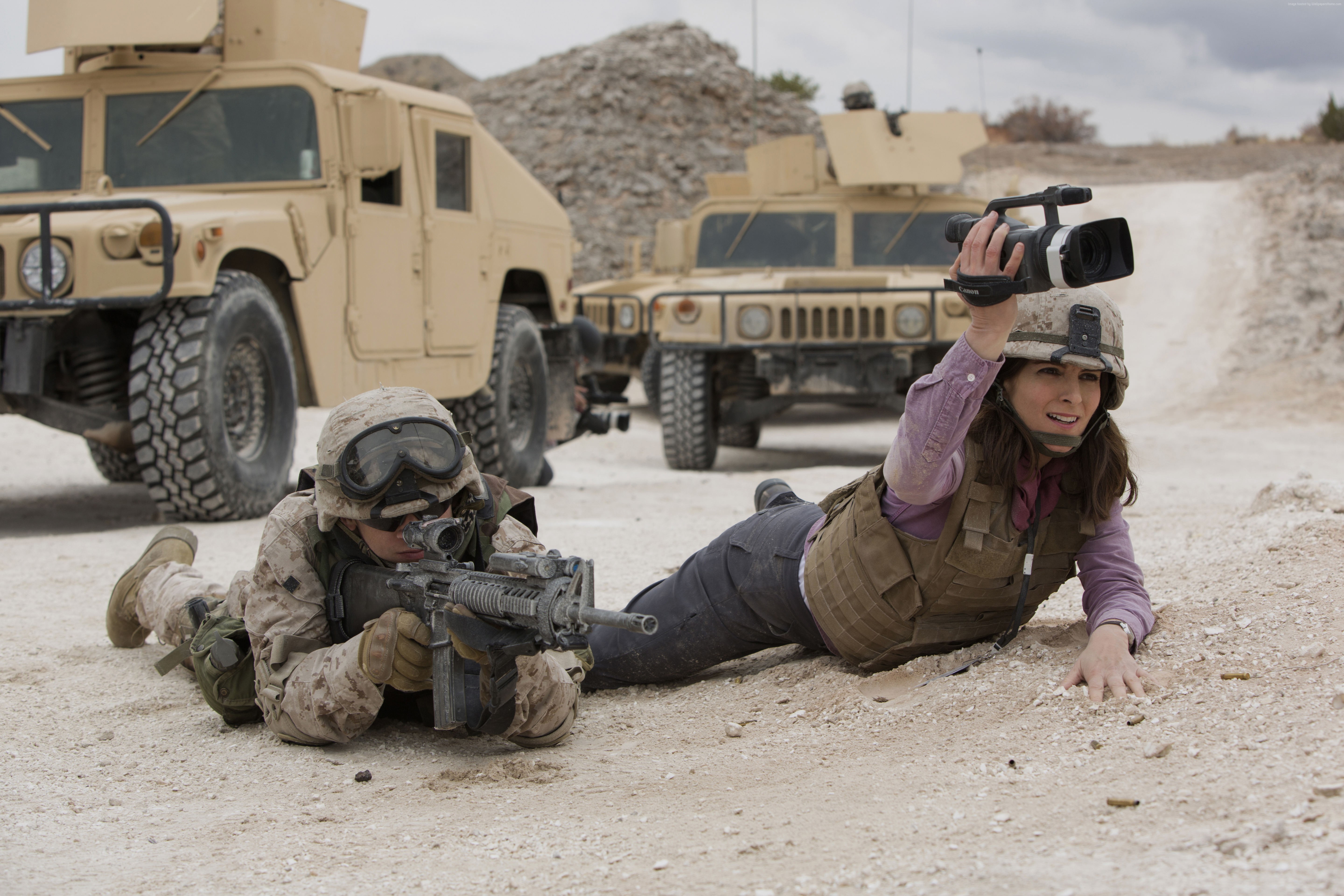 Tina Fey as a war correspondent in Whiskey Tango Foxtrot HD Wallpaper
