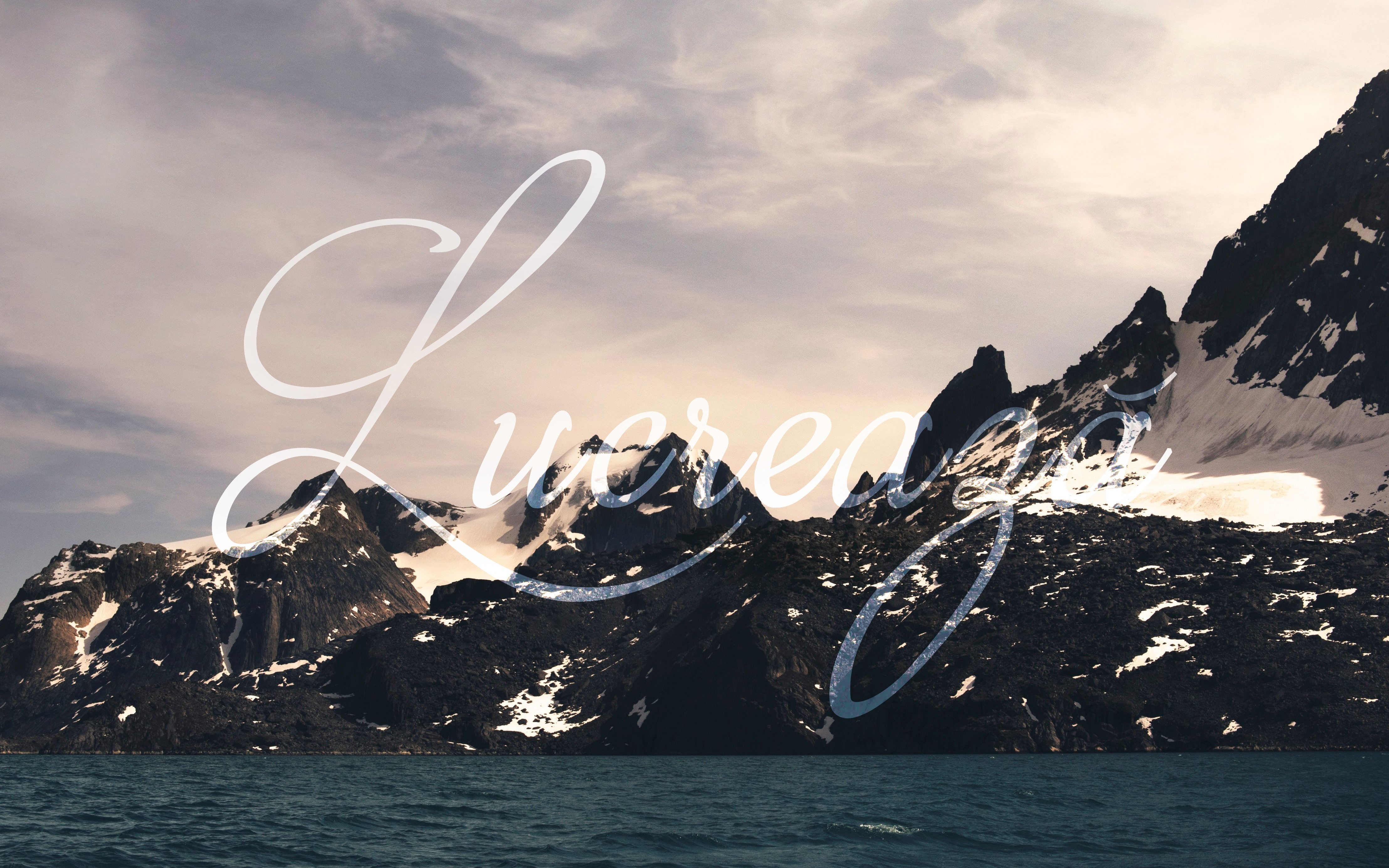 Lucreaza mountains over the sea HD Wallpaper