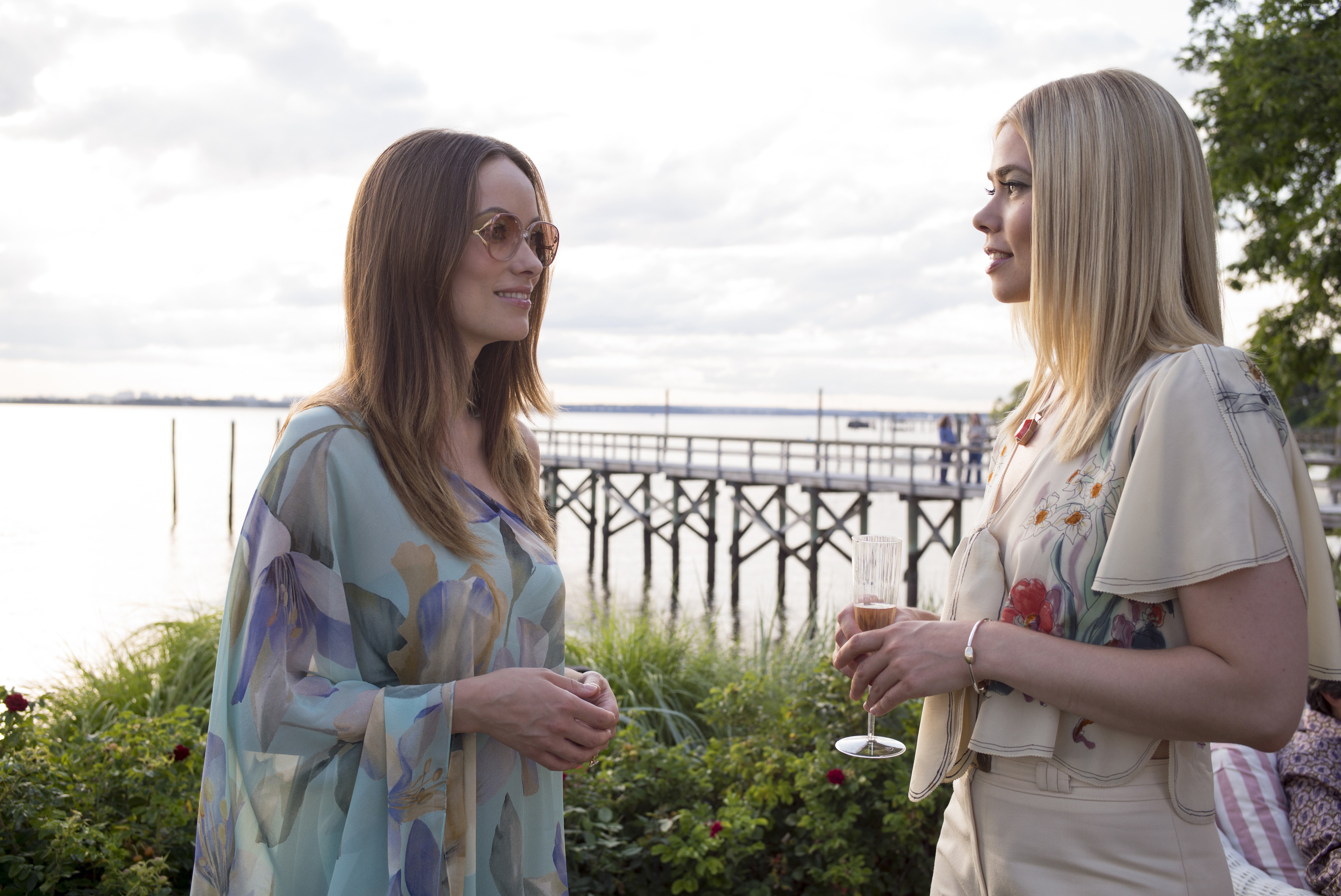 Olivia Wilde and Birgitte Hjort in Vinyl HD Wallpaper