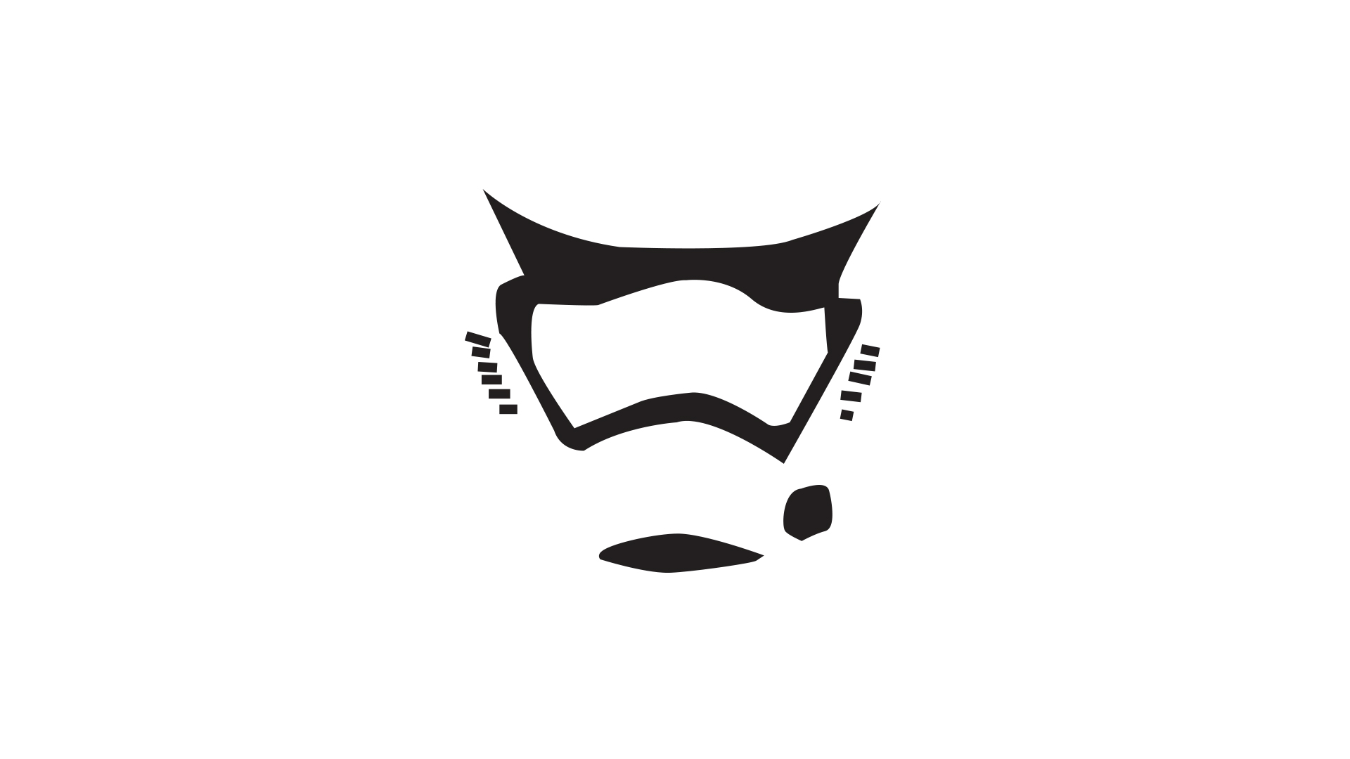 Stormtrooper helmet logo from Star Wars HD Wallpaper