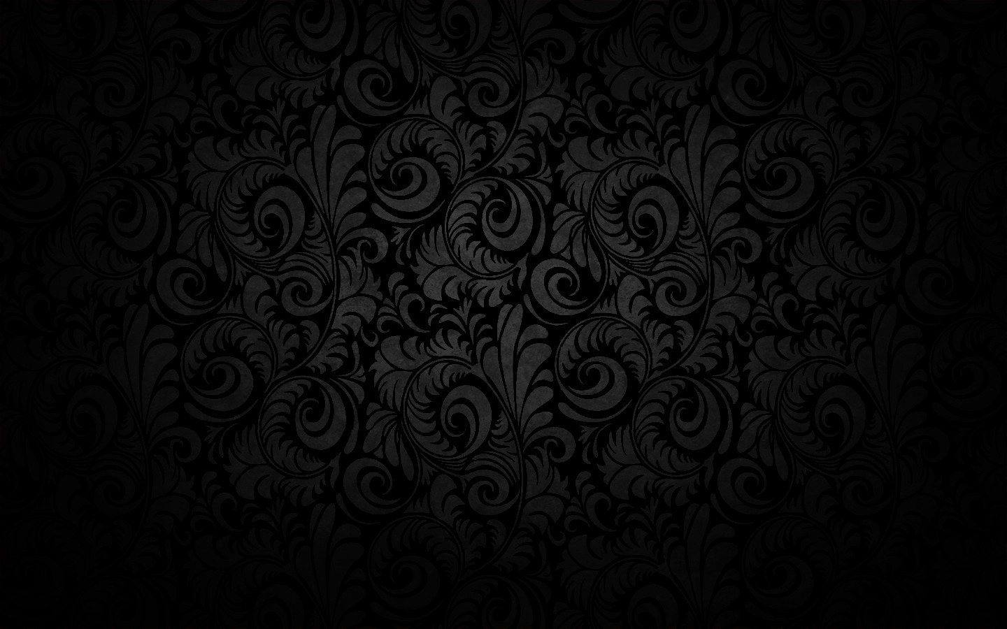 Black and gray floral pattern texture HD Wallpaper