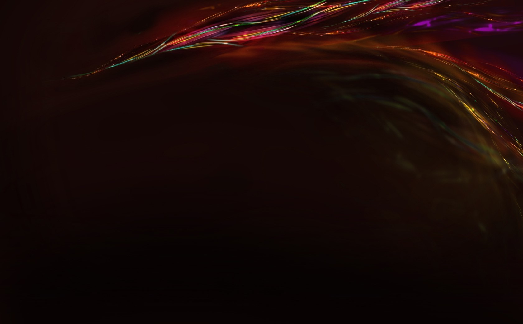 Abstract colorful light streaks on dark background HD Wallpaper