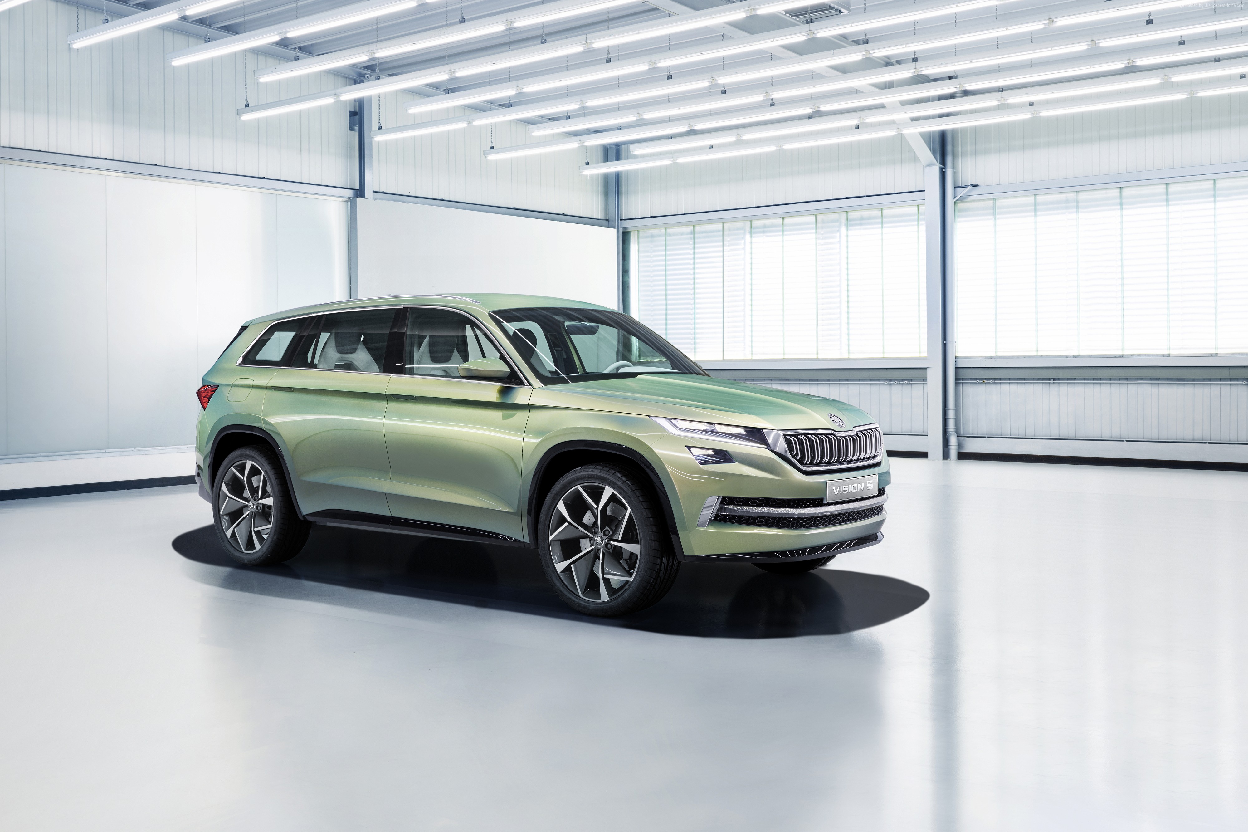 Skoda Vision S Crossover at Geneva Auto Show 2016 HD Wallpaper