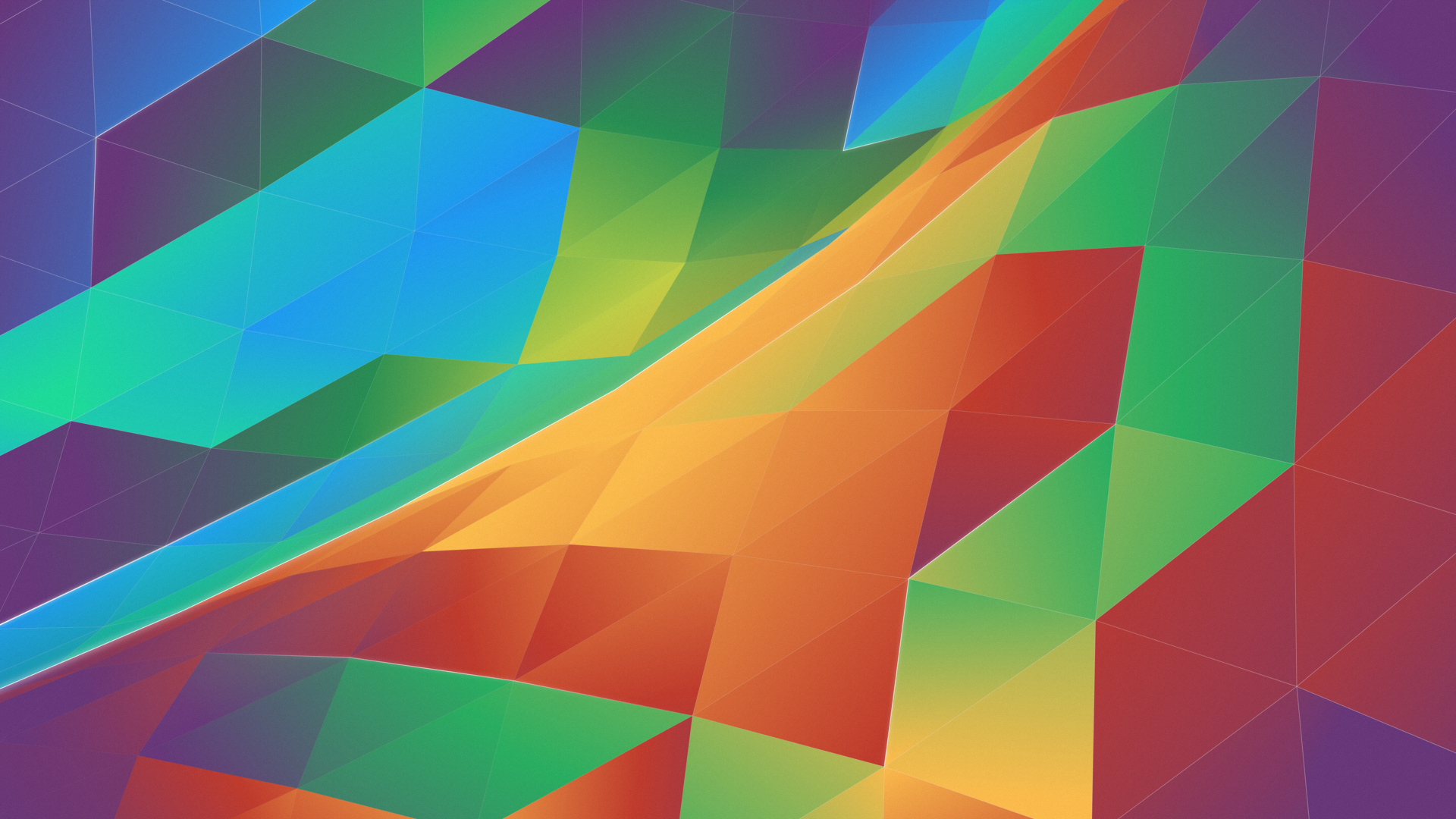 Abstract geometric pattern with gradient colors HD Wallpaper