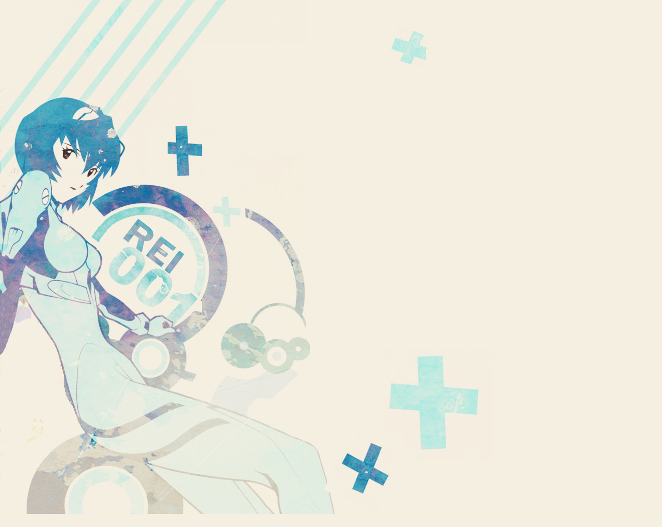 Ayanami Rei from Neon Genesis Evangelion HD Wallpaper