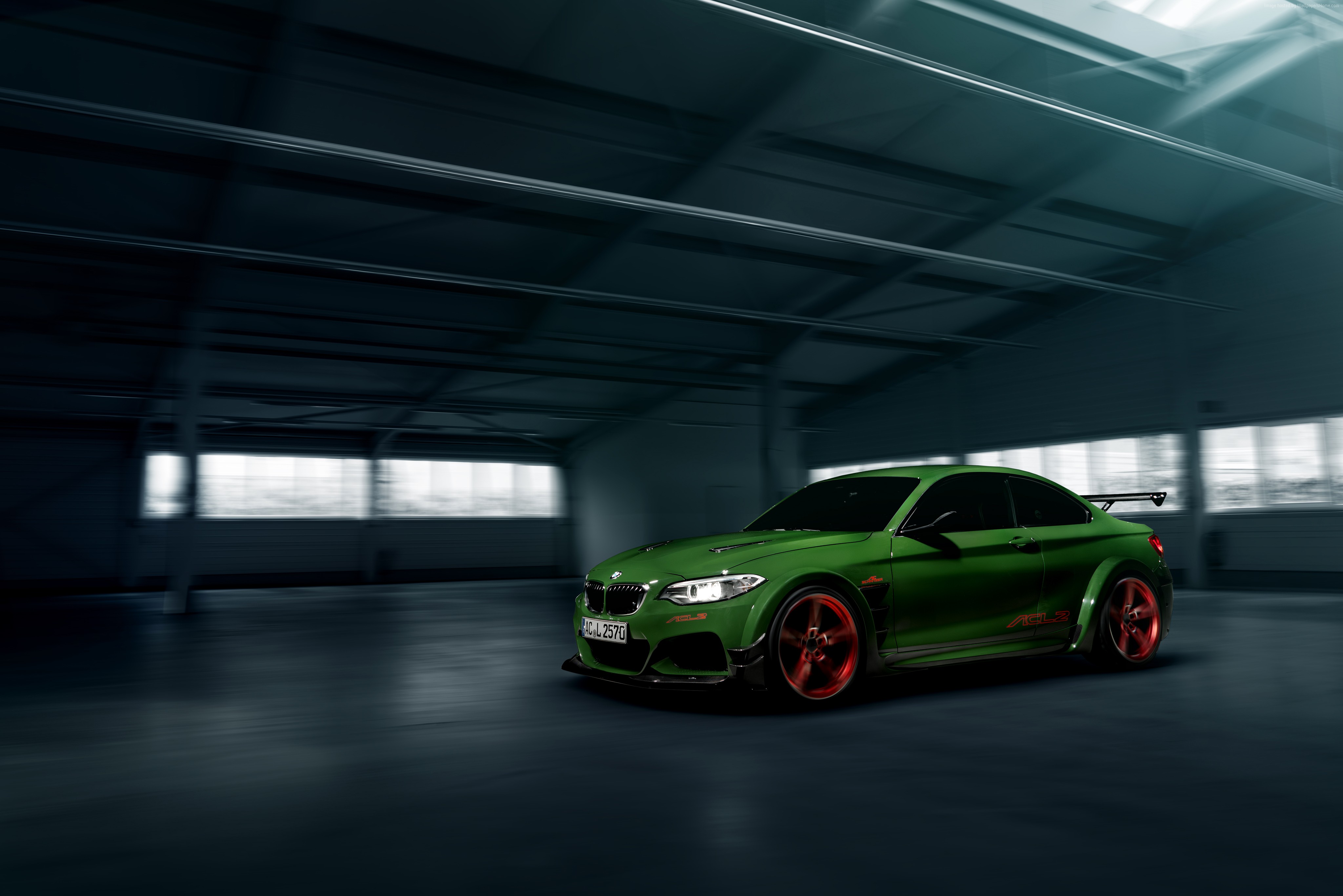 Green AC Schnitzer ACL2 (F22) Sports Car HD Wallpaper