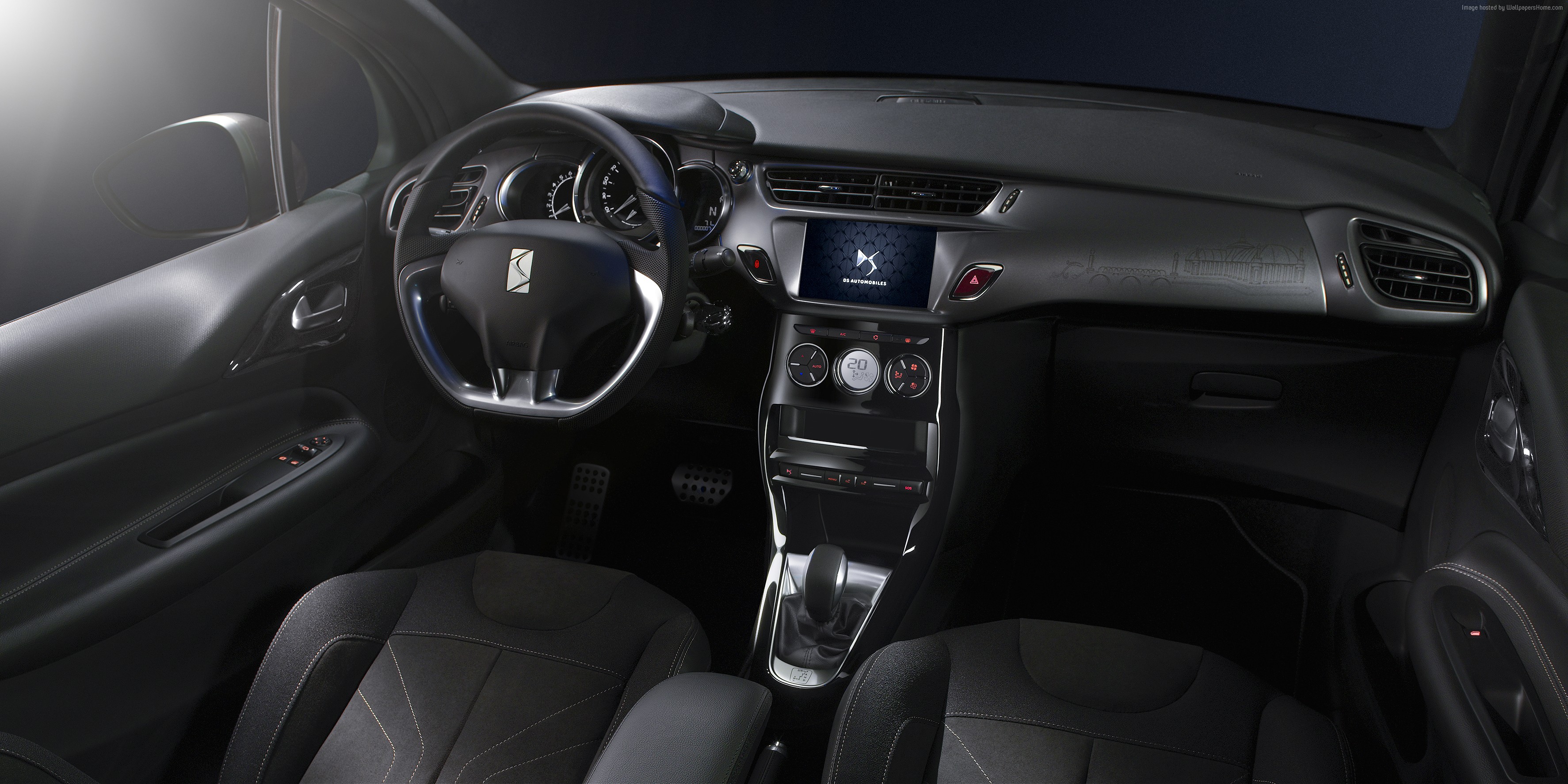 DS 3 Interior at Geneva Auto Show 2016 HD Wallpaper