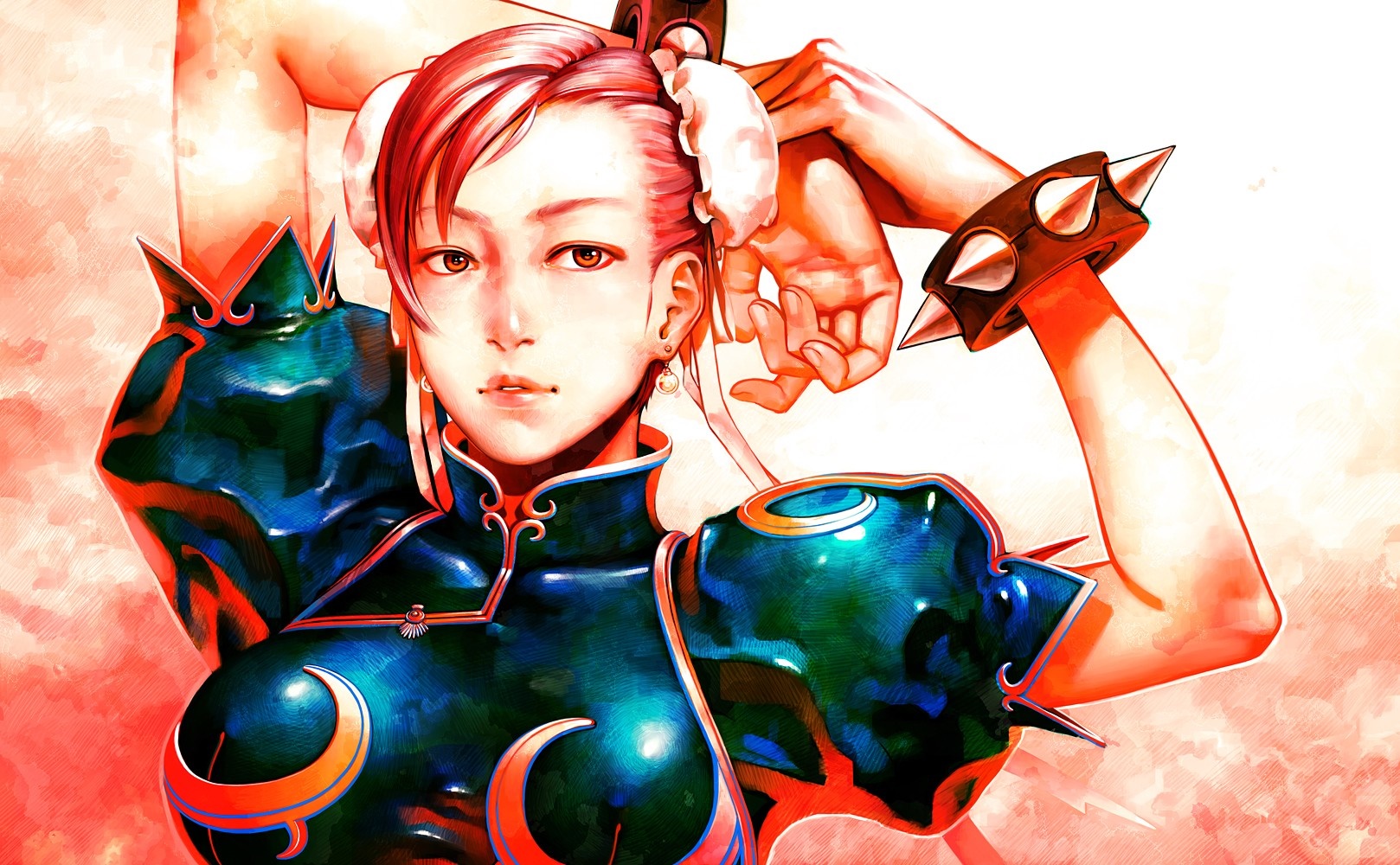 Chun-Li from Street Fighter by Ryo Iwai HD Wallpaper