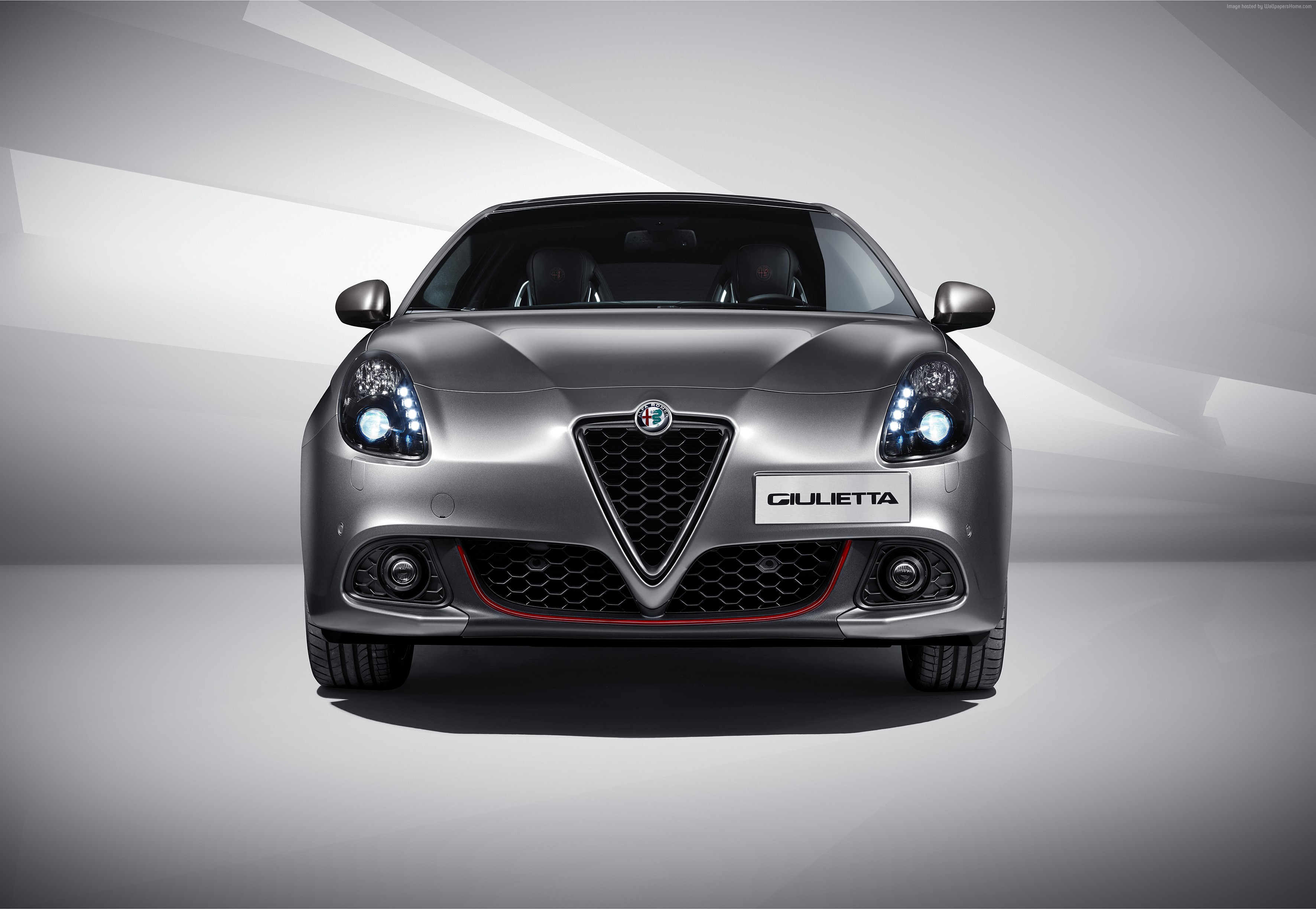 Silver Alfa Romeo Giulietta Veloce hatchback HD Wallpaper