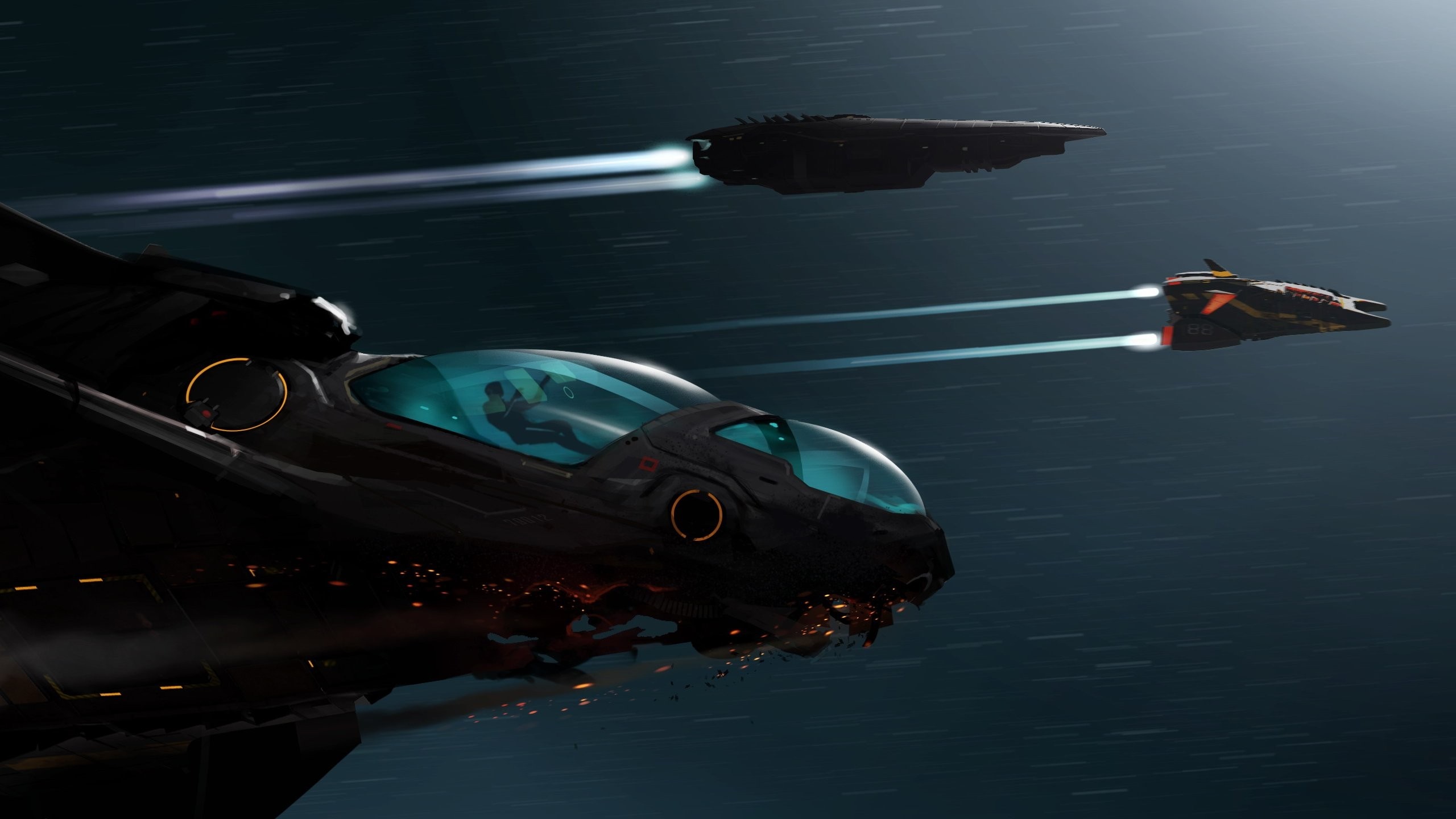 Spaceships in Elite Dangerous HD Wallpaper