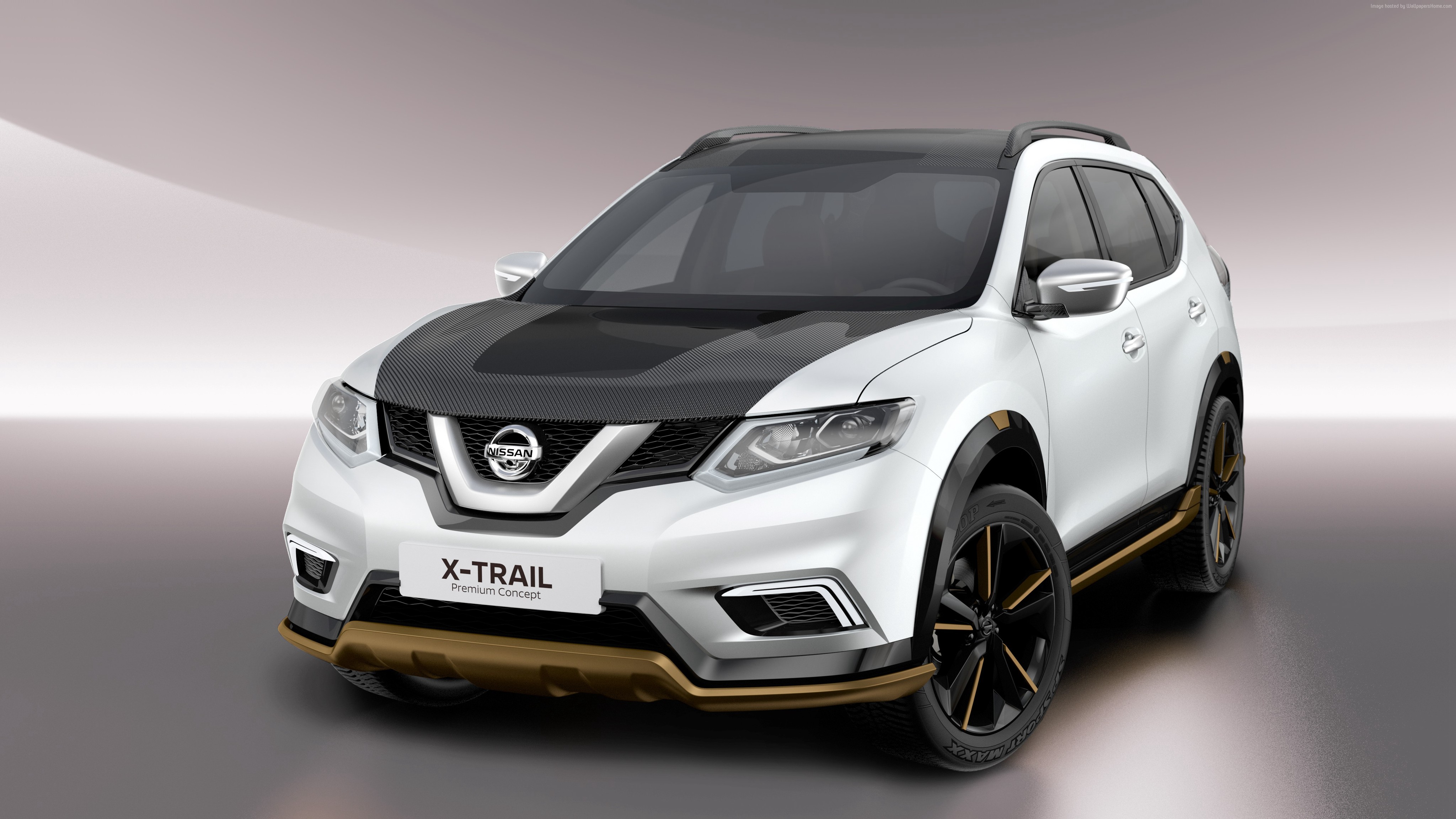 Nissan X-Trail Premium Concept crossover at Geneva Auto Show 2016 HD Wallpaper