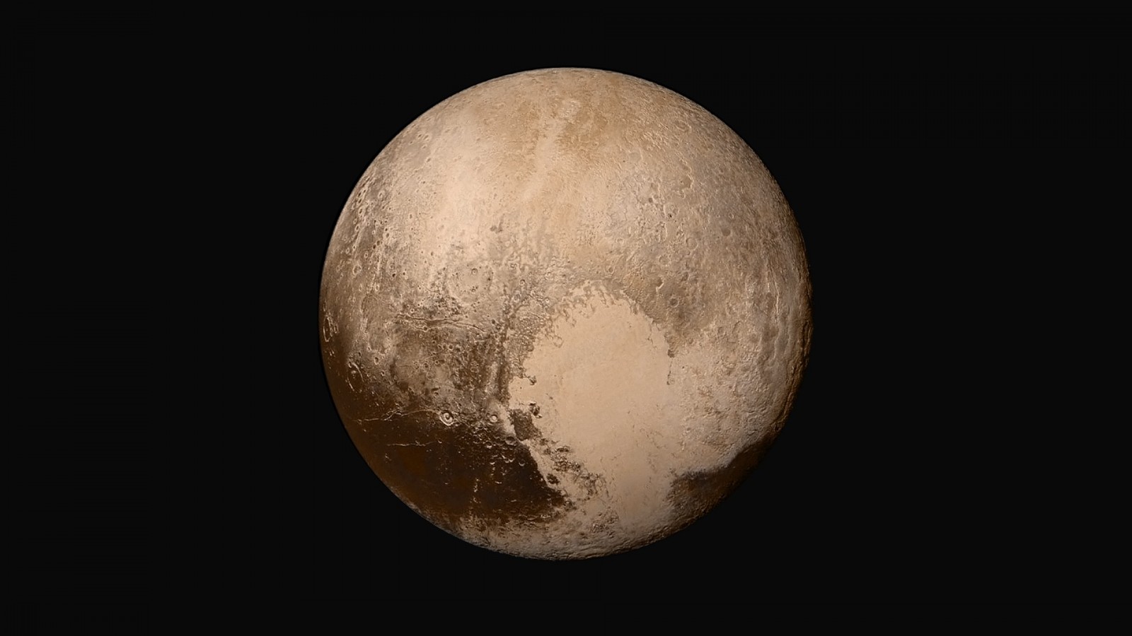 Pluto in outer space HD Wallpaper