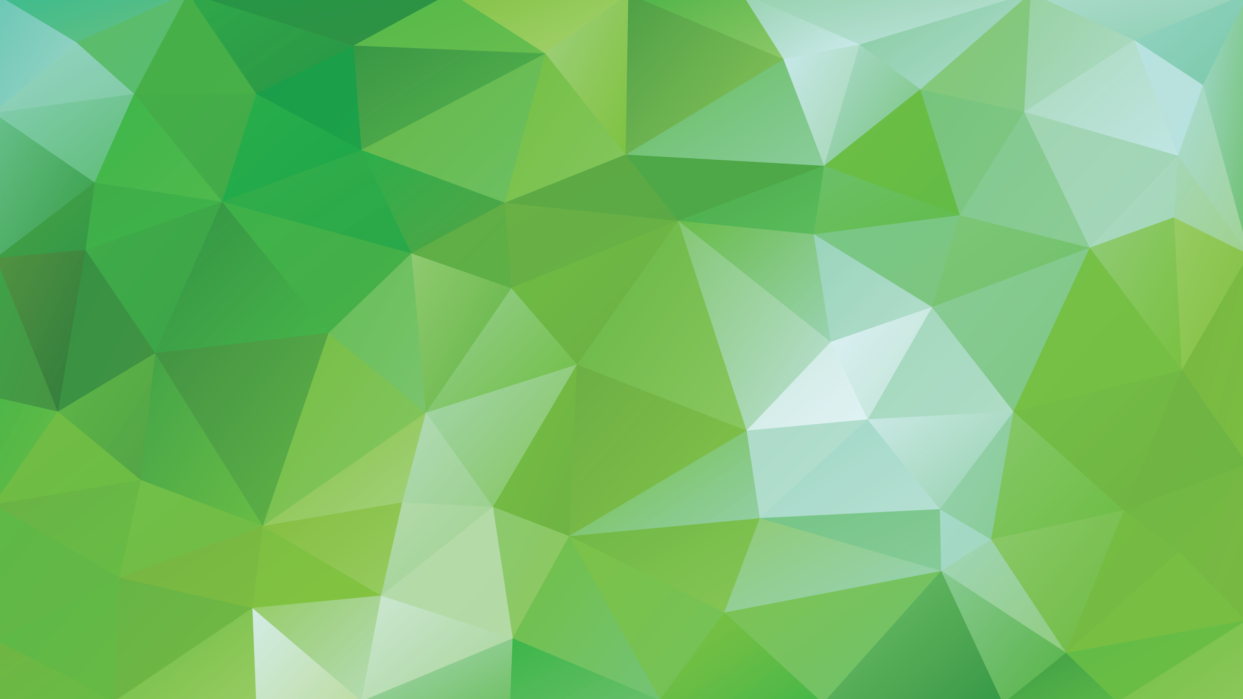 Green and blue polygonal geometric pattern HD Wallpaper