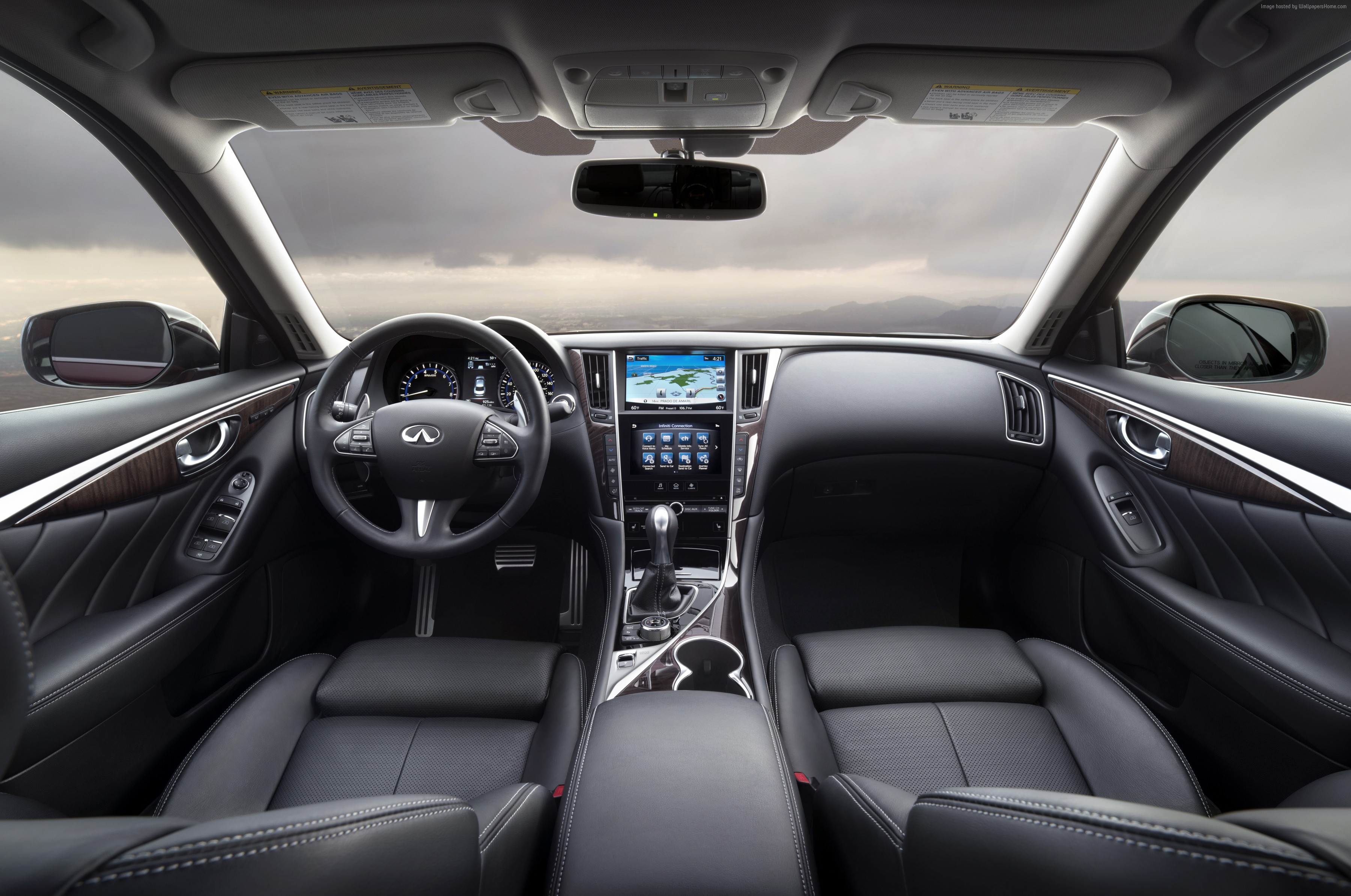 Infiniti Q50 Interior Dashboard and Seats HD Wallpaper