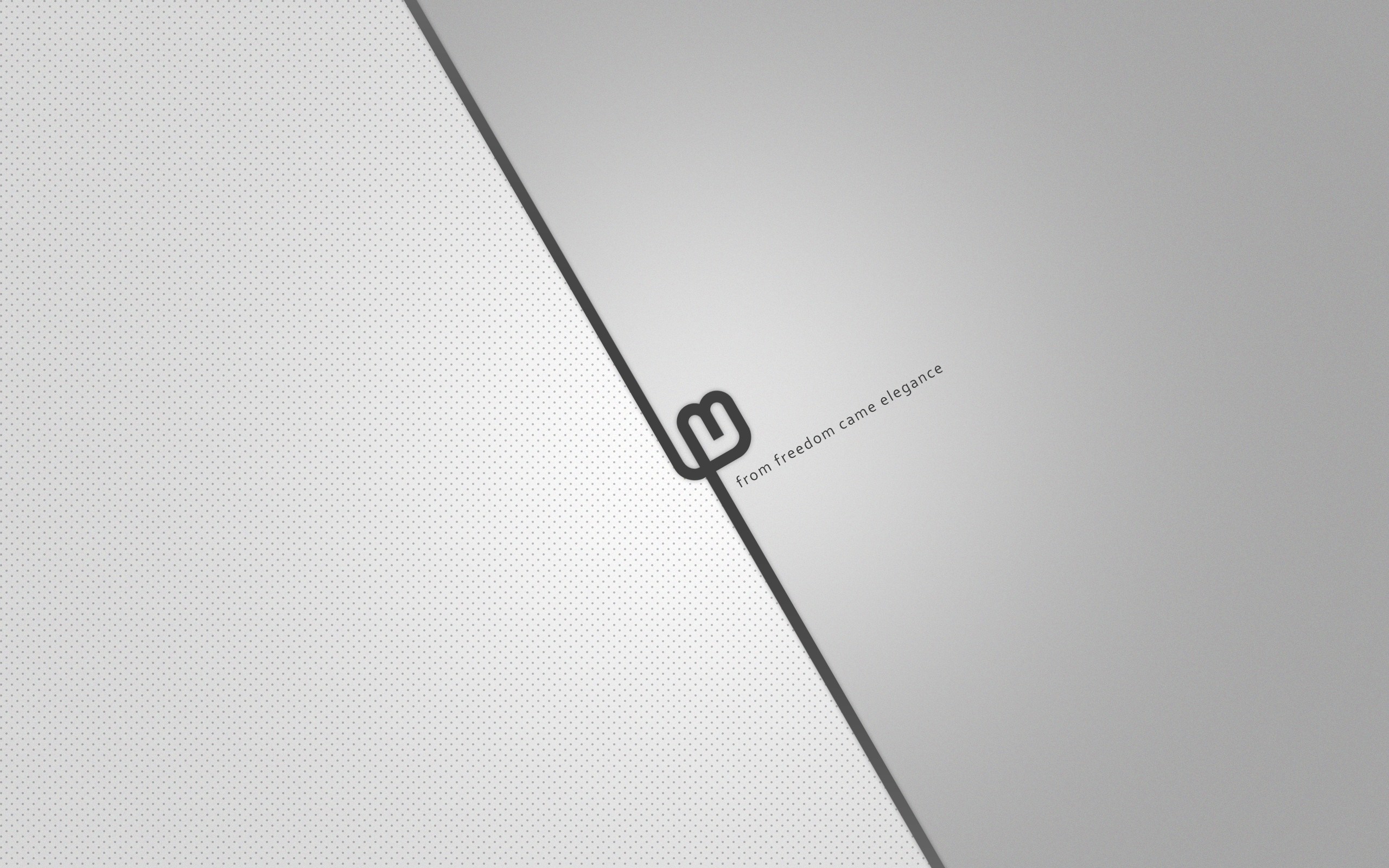 Logo with text "from freedom came elegance" HD Wallpaper