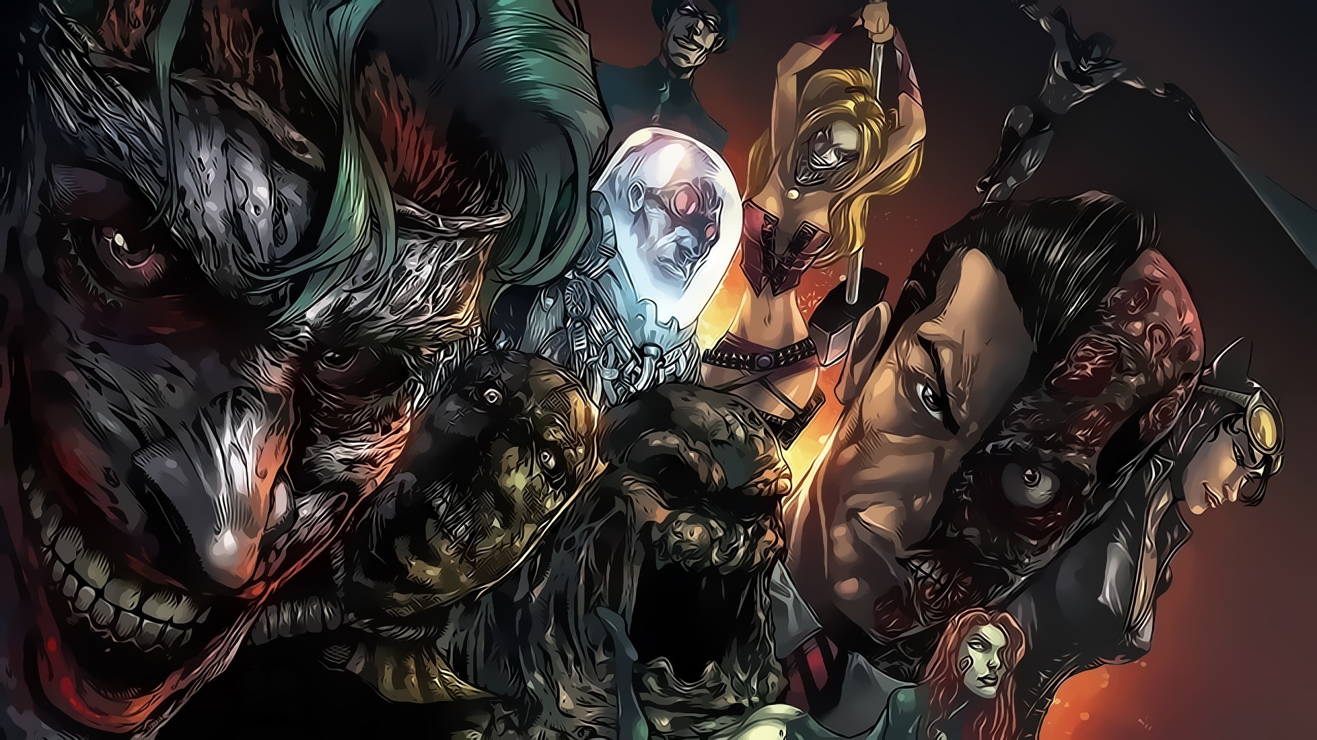 Batman villains from DC Comics HD Wallpaper