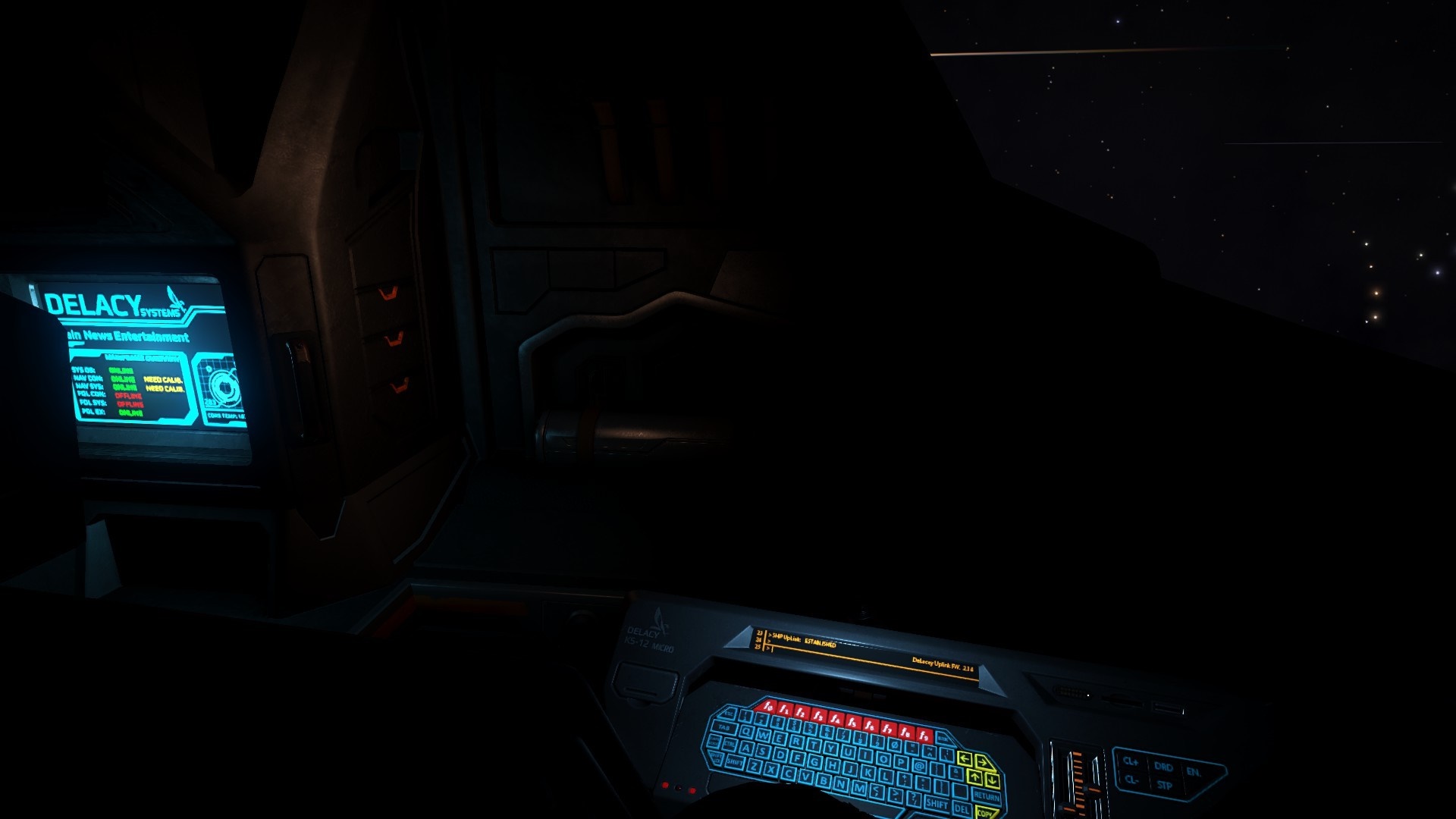 Cockpit view in Elite Dangerous HD Wallpaper