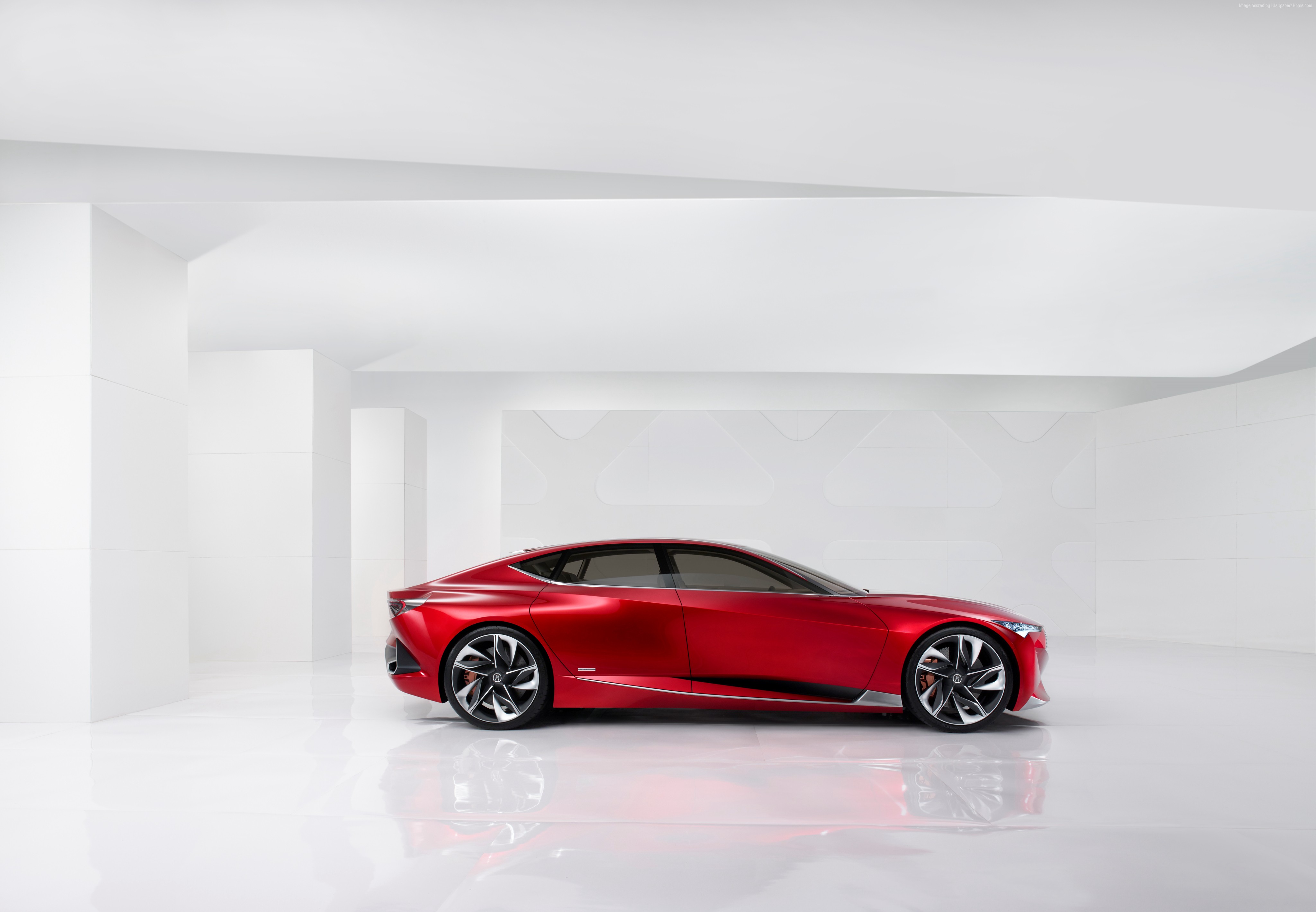Red Acura Precision Concept Car HD Wallpaper
