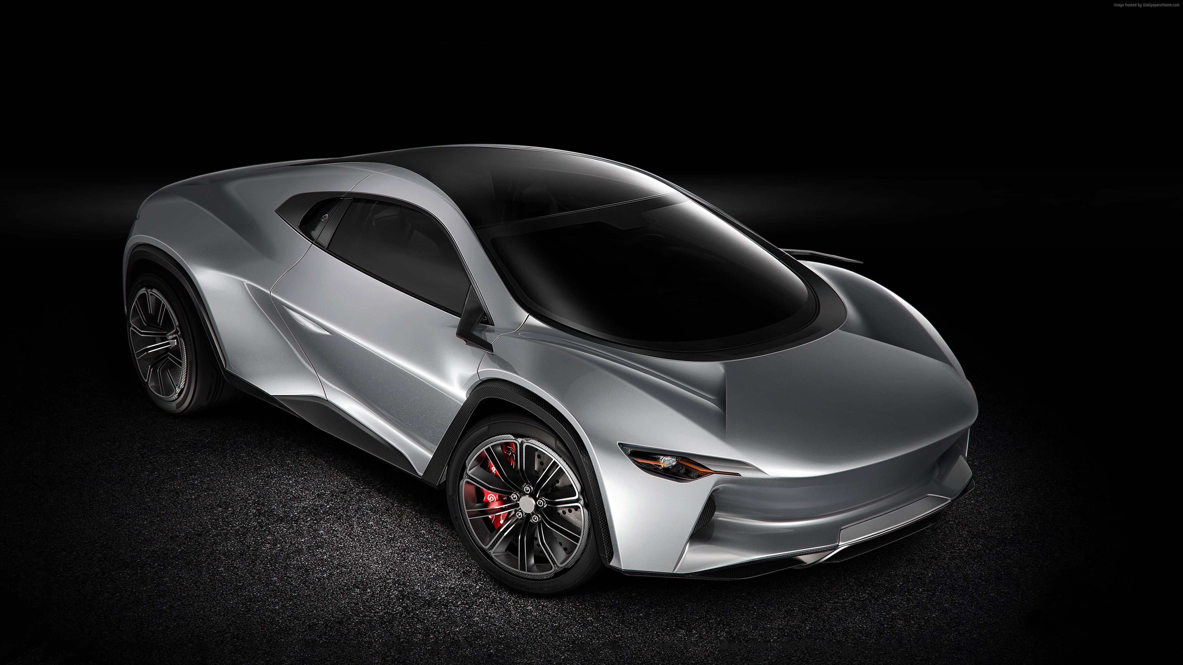 Silver Supercar SUV HD Wallpaper