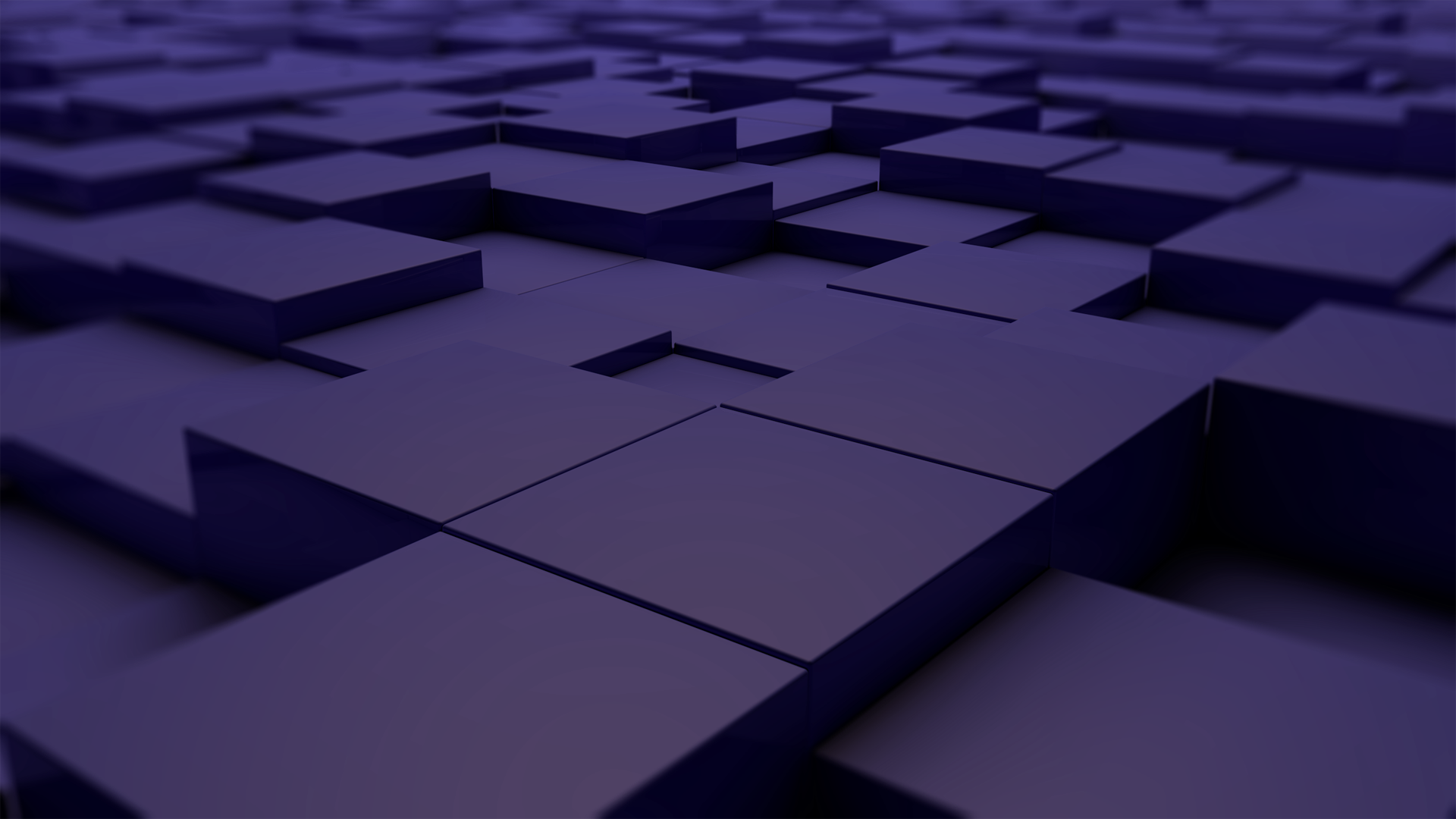 Abstract dark purple cubes pattern HD Wallpaper