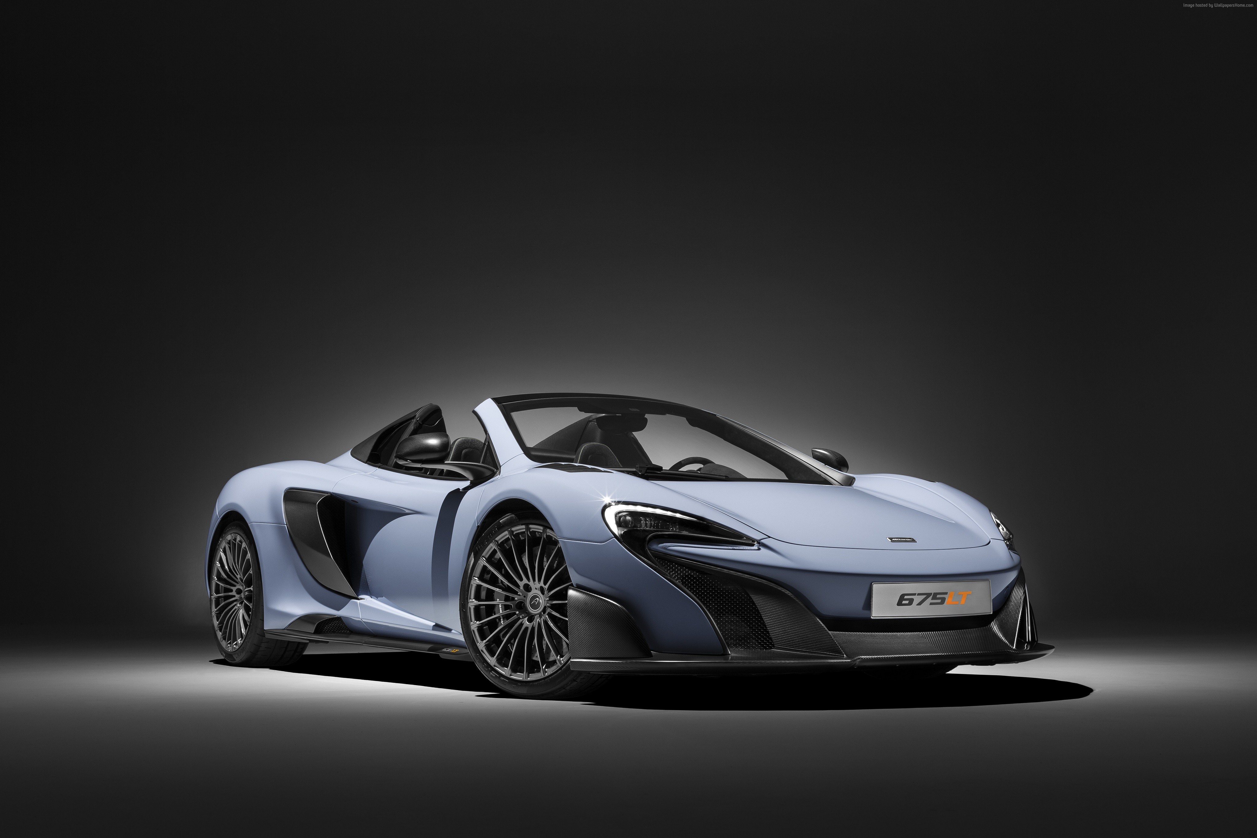 McLaren MSO 675LT Spider at Geneva International Motor Show 2016 HD Wallpaper