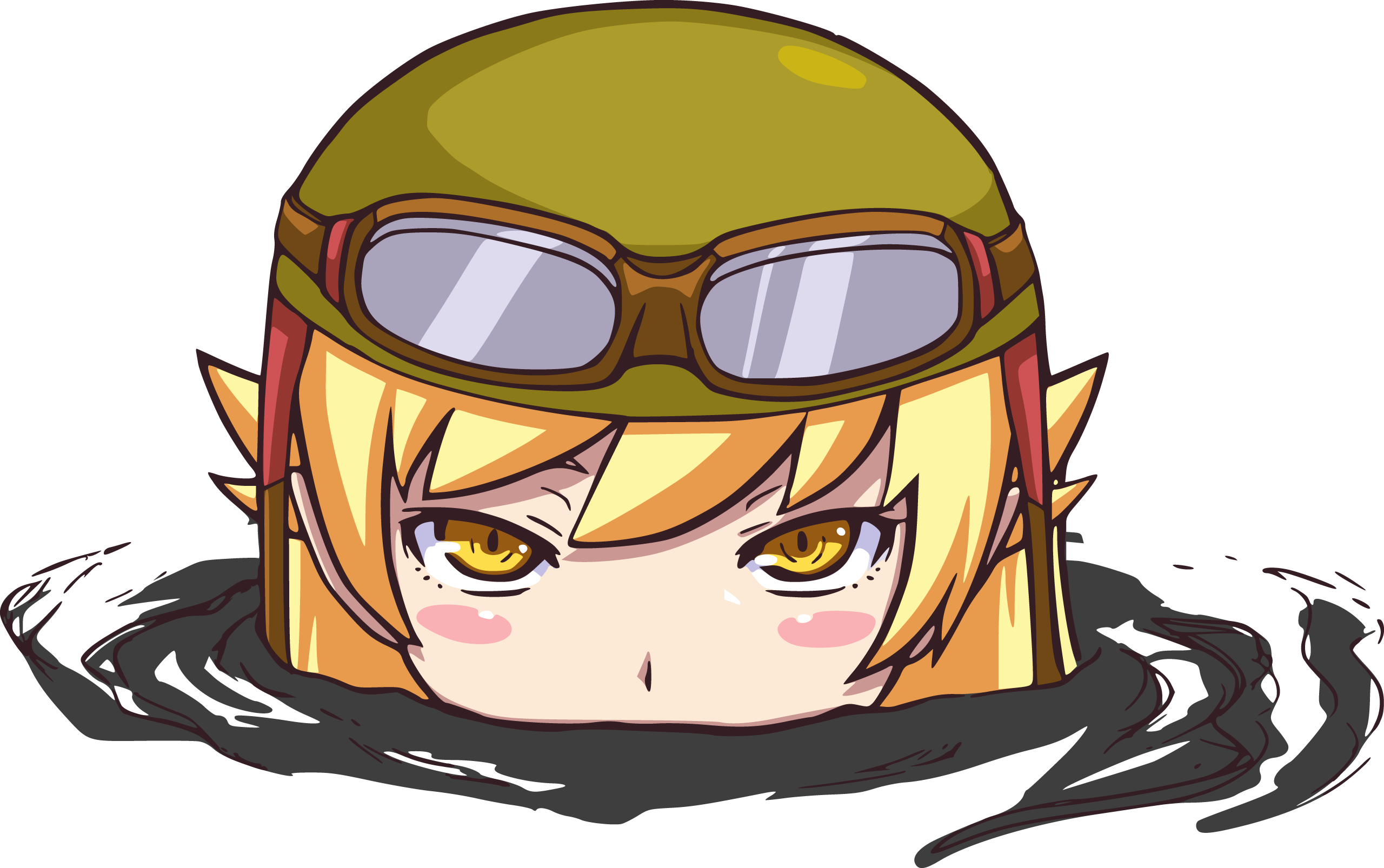 Oshino Shinobu from Monogatari Series HD Wallpaper
