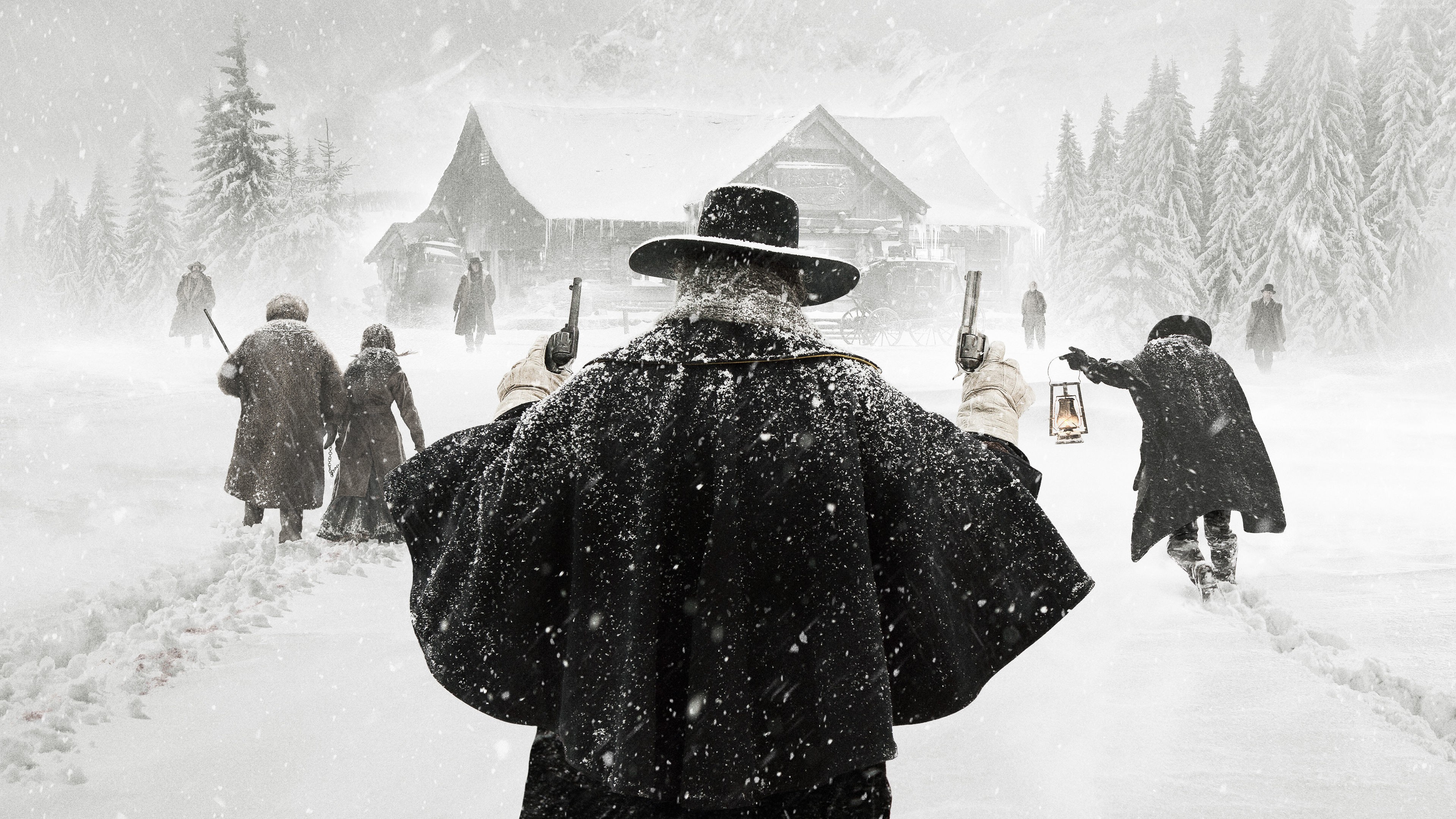 The Hateful Eight western movie poster HD Wallpaper