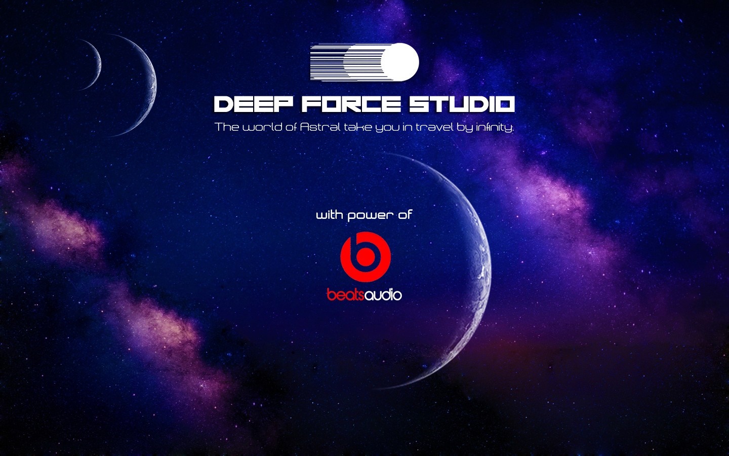 Deep Force Studio with Beats Audio in Space HD Wallpaper