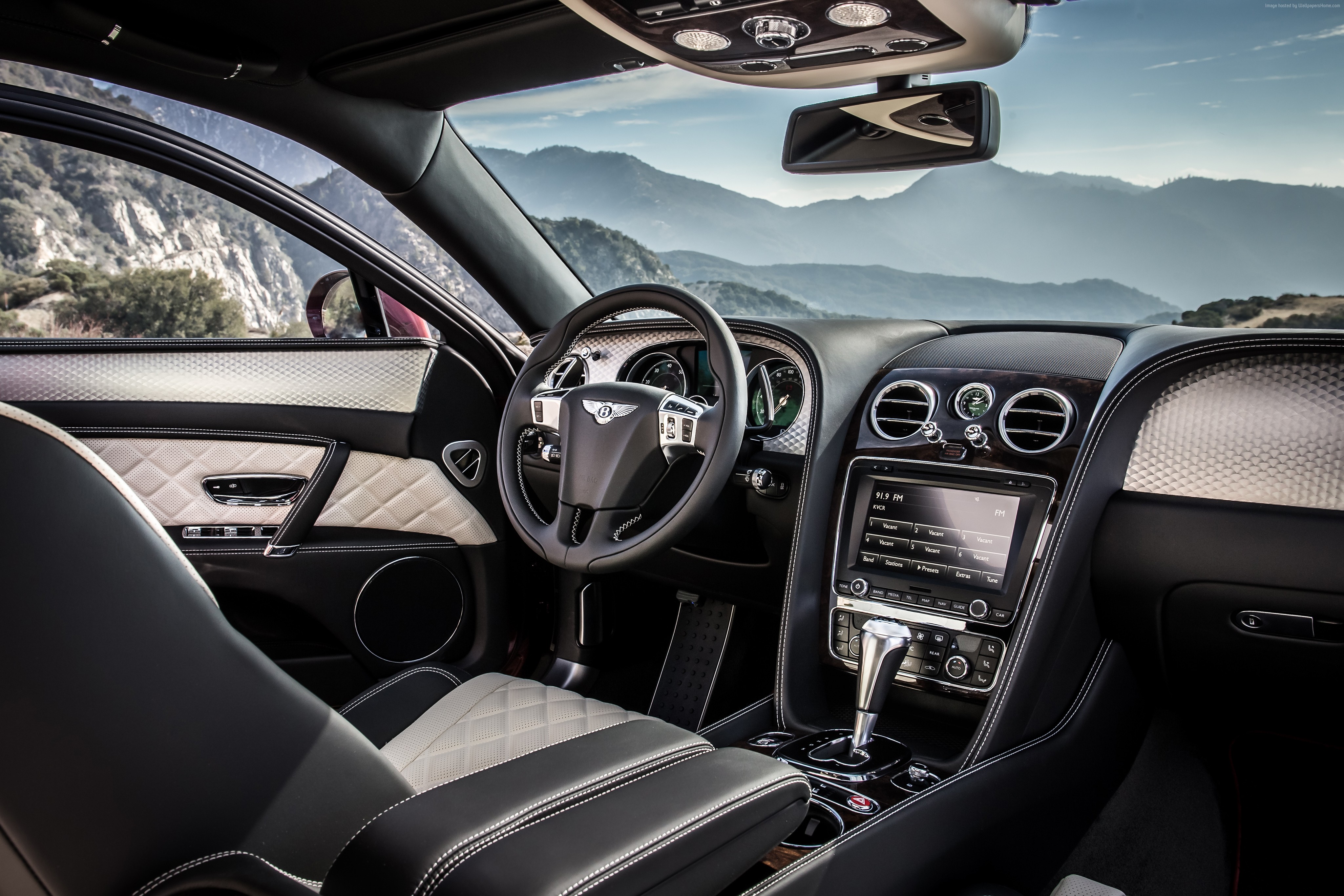Bentley Flying Spur V8 S Interior HD Wallpaper