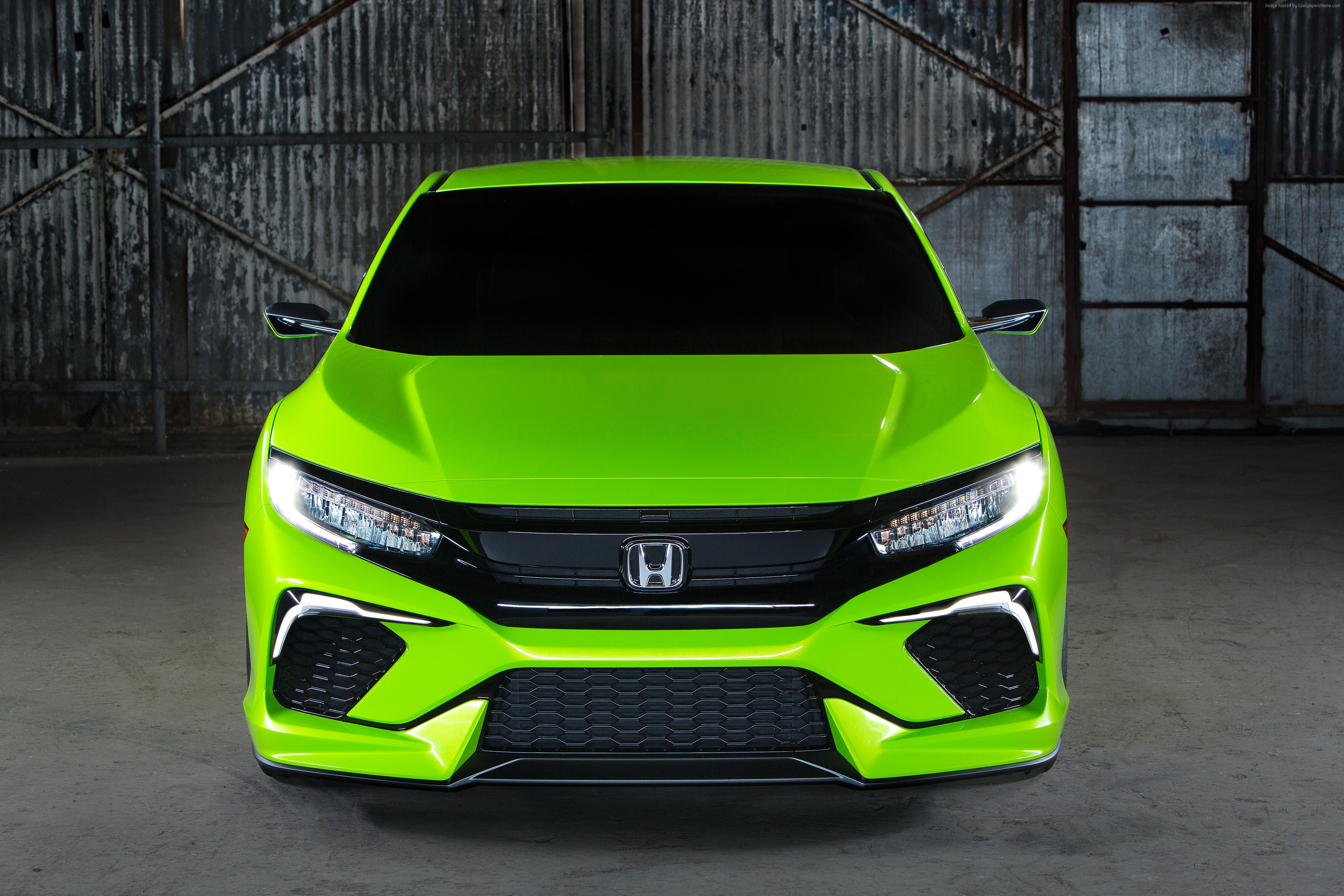 Honda Civic Concept car at Tokyo Motor Show 2015 HD Wallpaper