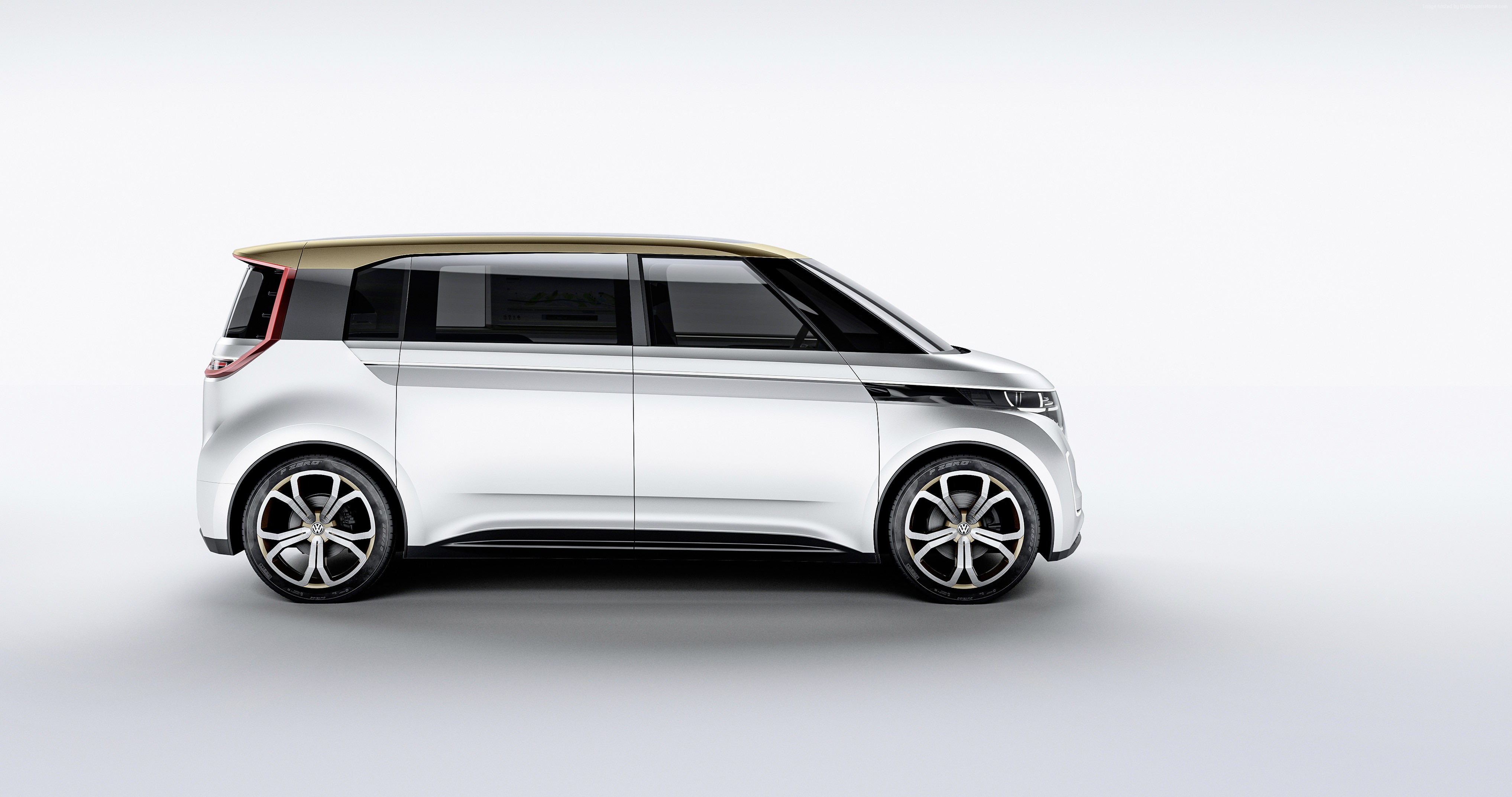 Volkswagen BUDD-e concept electric microbus HD Wallpaper