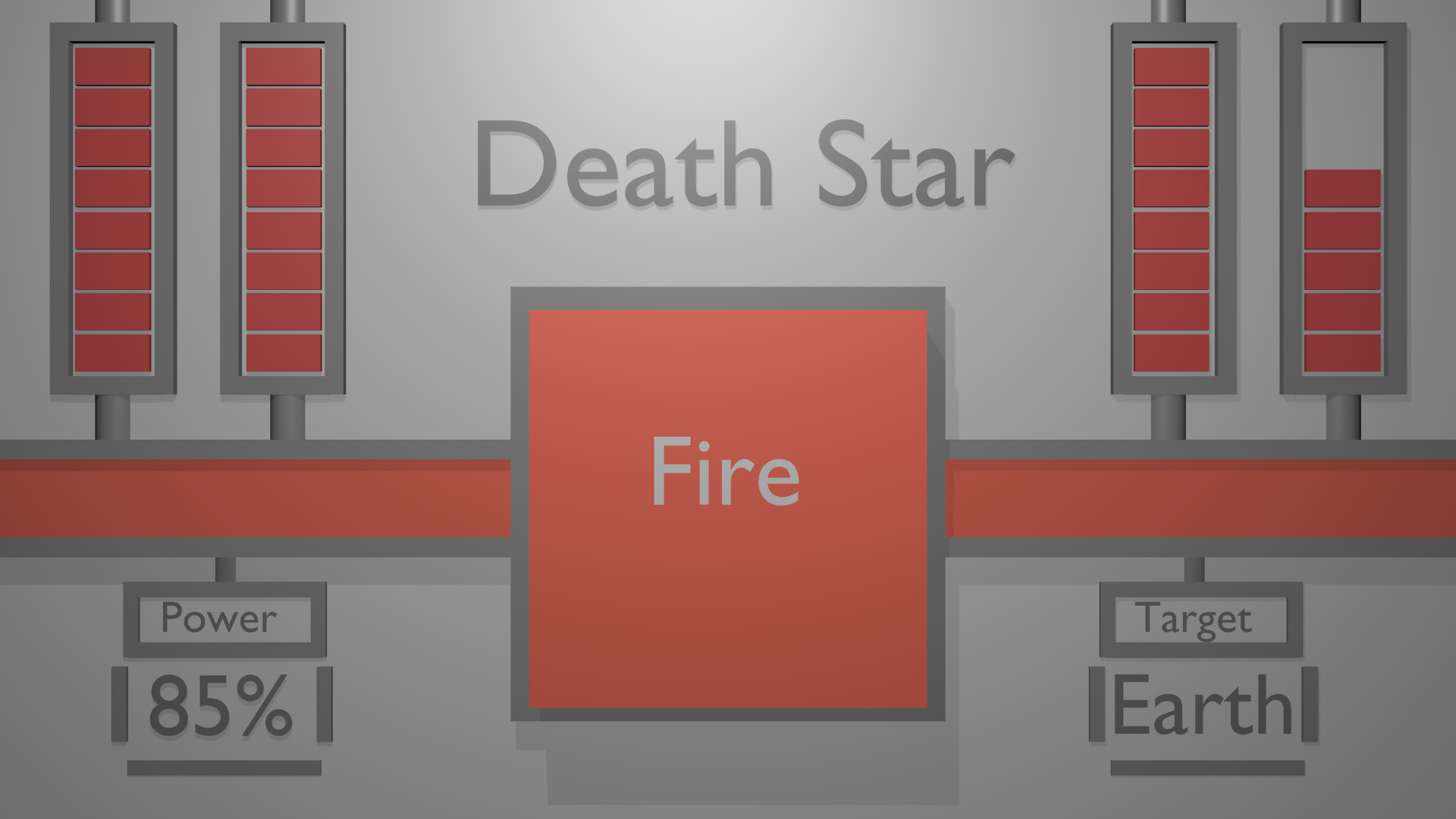 Death Star Fire Control Panel Targeting Earth HD Wallpaper