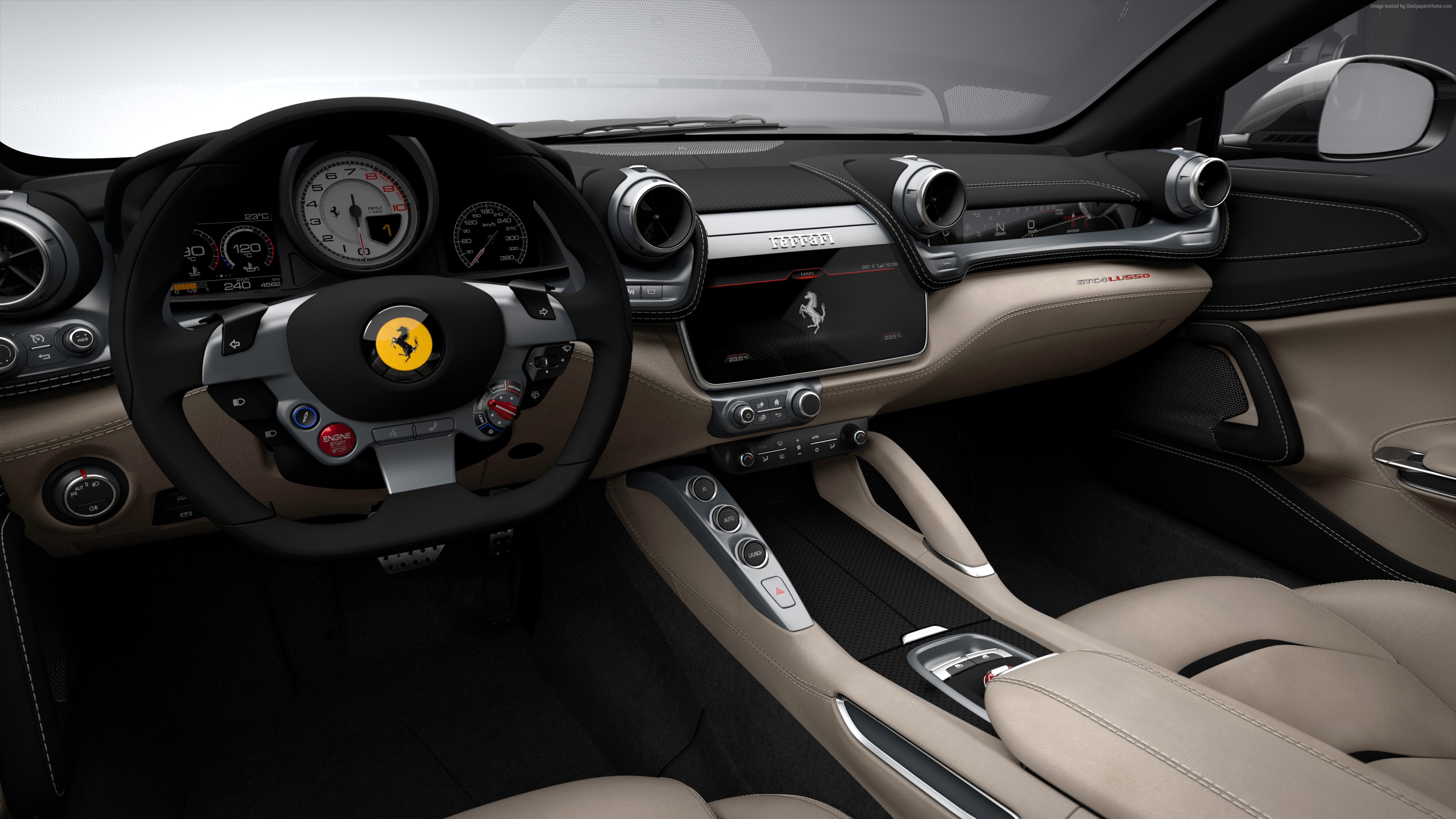 Ferrari GTC4Lusso Interior HD Wallpaper