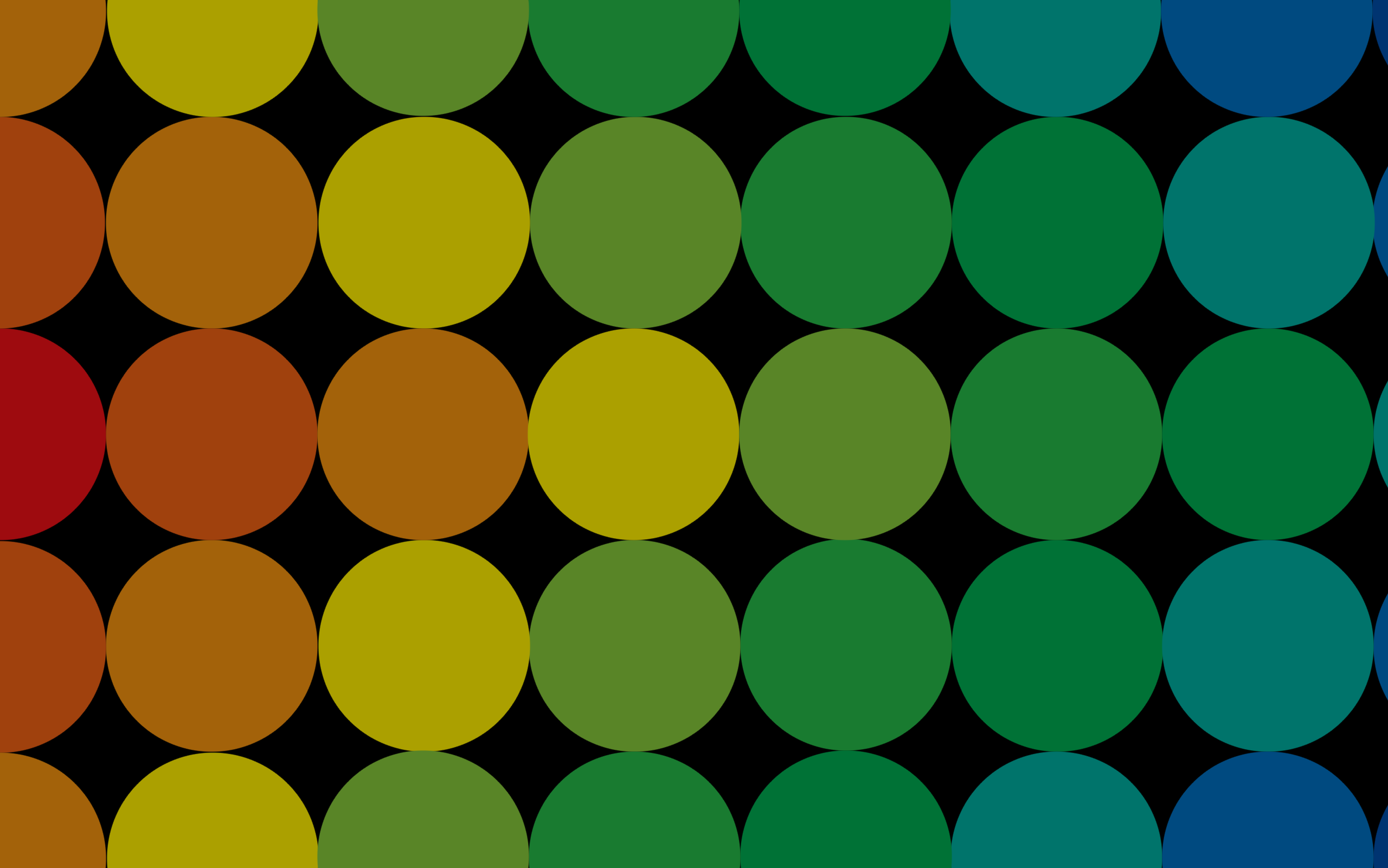 Colorful circles pattern on black background HD Wallpaper