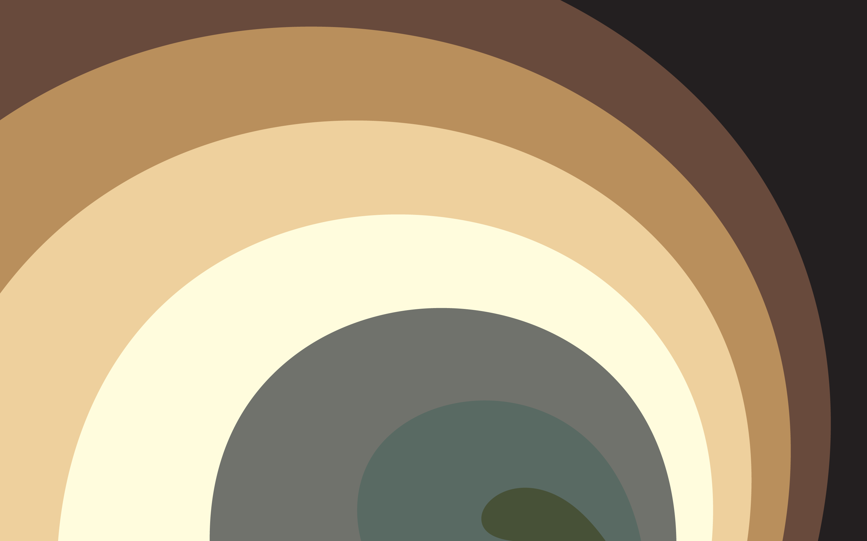 Abstract concentric arcs in earthy tones HD Wallpaper